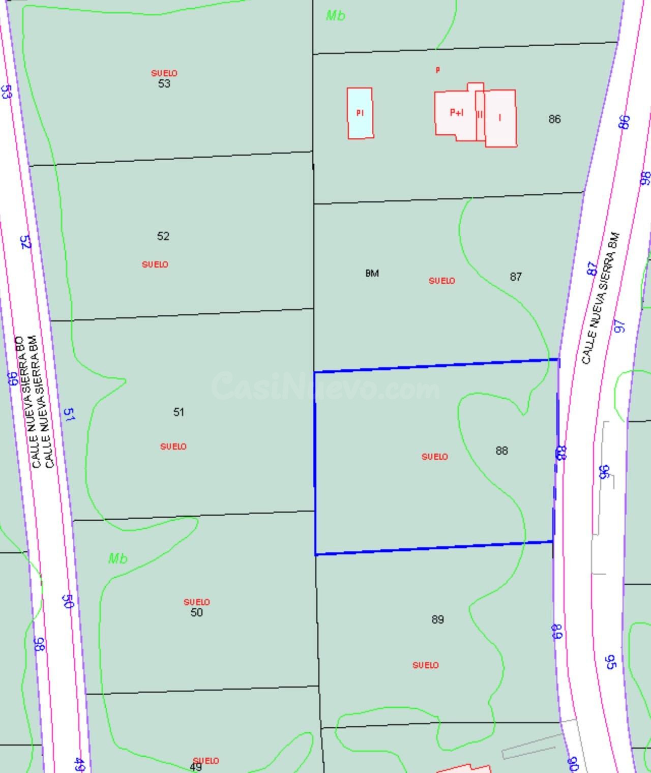 Parcela en venta - Urbanizacion nueva sierra