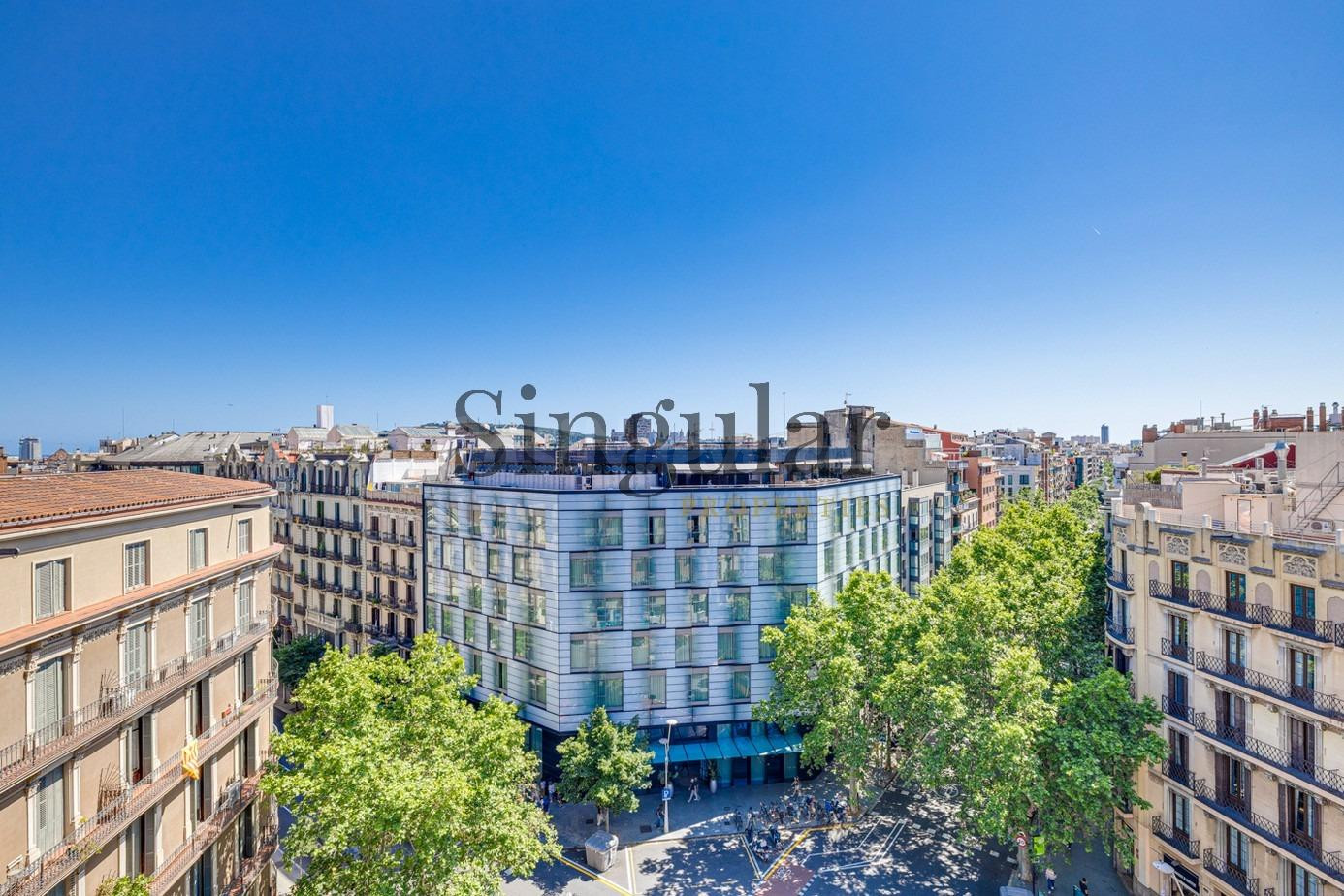 Ático con vistas al mar en l'Eixample