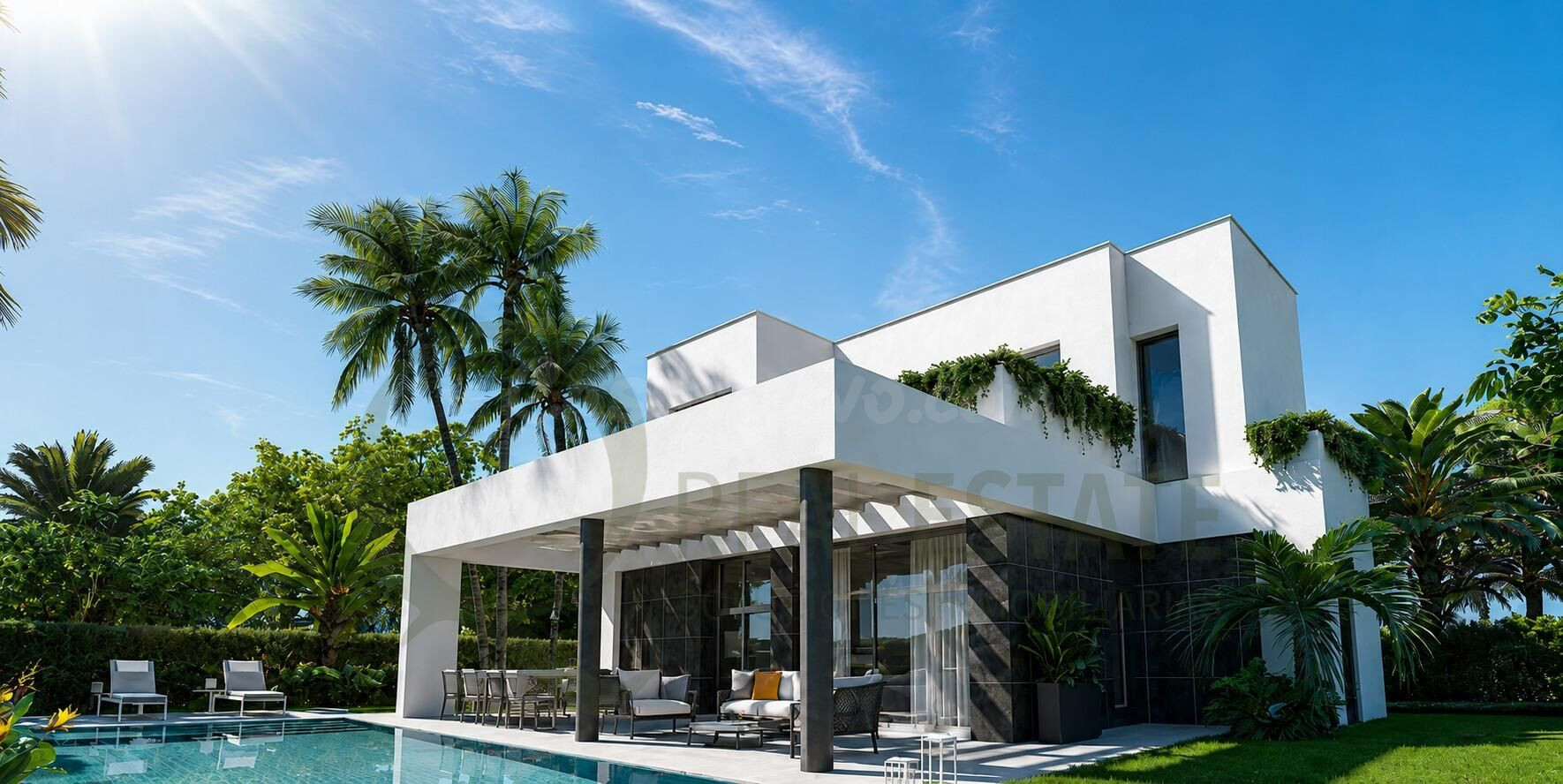 Villa independiente de 4 dormitorios con piscina, jardín pri - foto 2