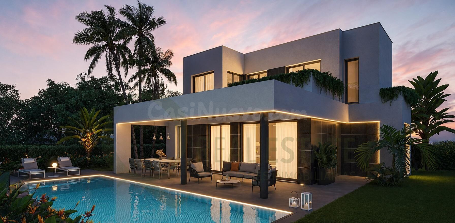 Villa independiente de 4 dormitorios con piscina, jardín pri - foto 4
