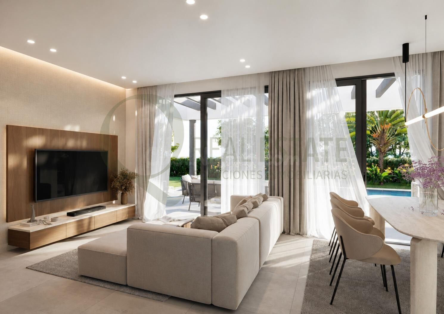 Villa independiente de 4 dormitorios con piscina, jardín pri - foto 5