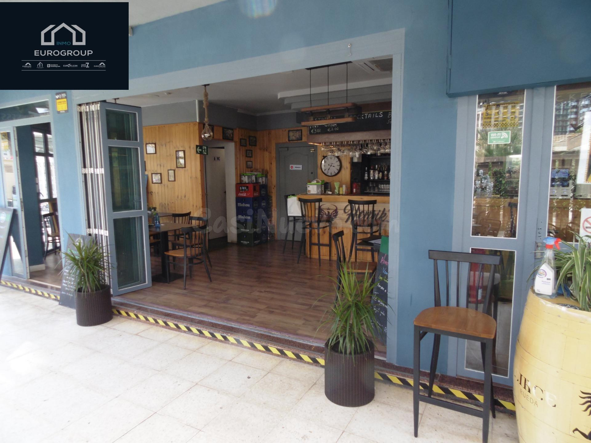 Bar-cafeteria en funcionamiento en Rincon Llano, Benidorm.www.euroloix.com