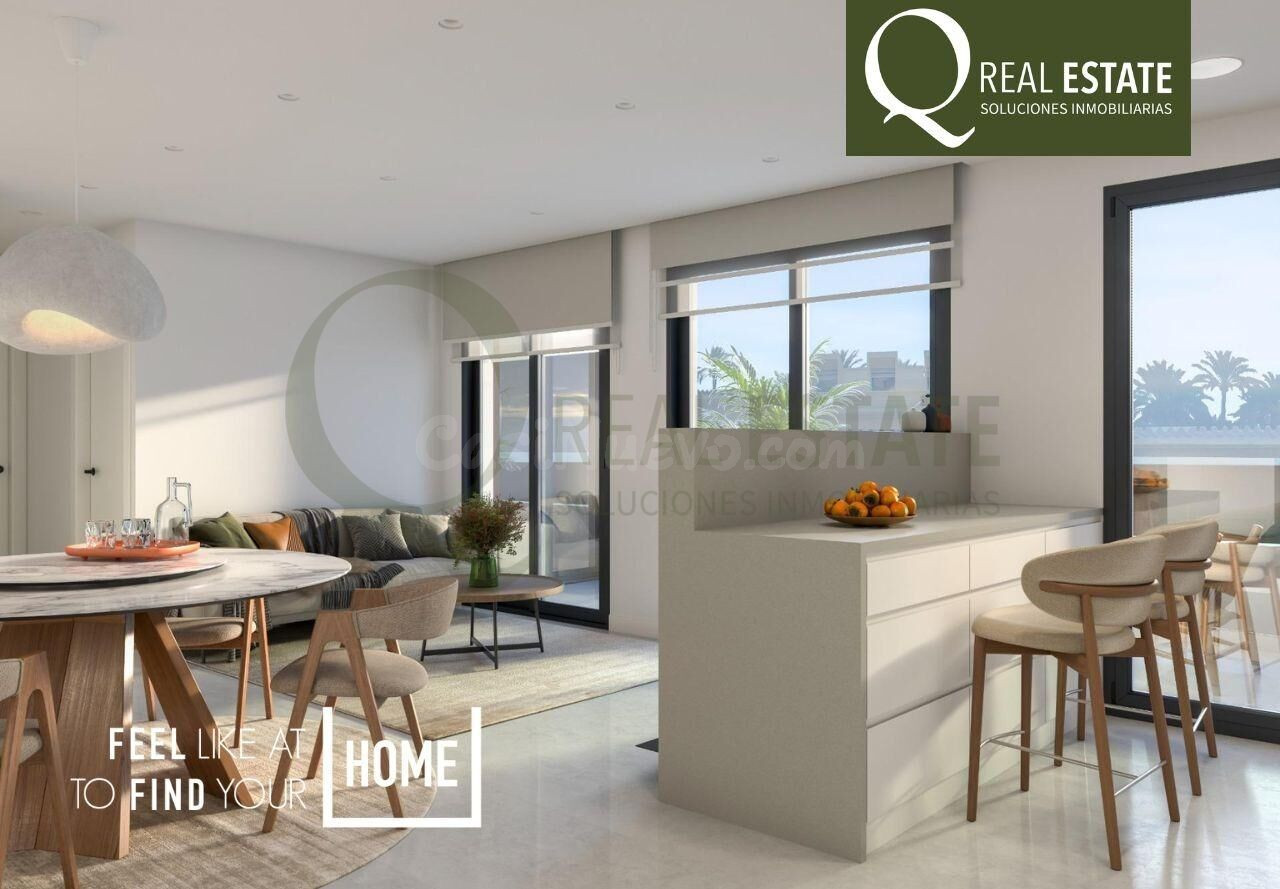 Piso de 2 dormitorios y 2 baños en Santa Pola
