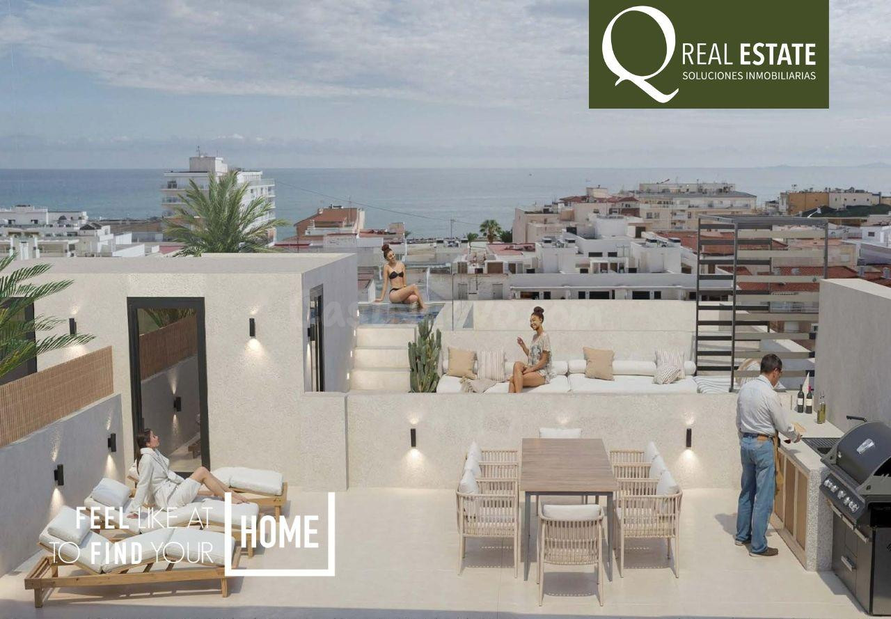 Luz, terraza y Mediterráneo desde tu 4ª planta
