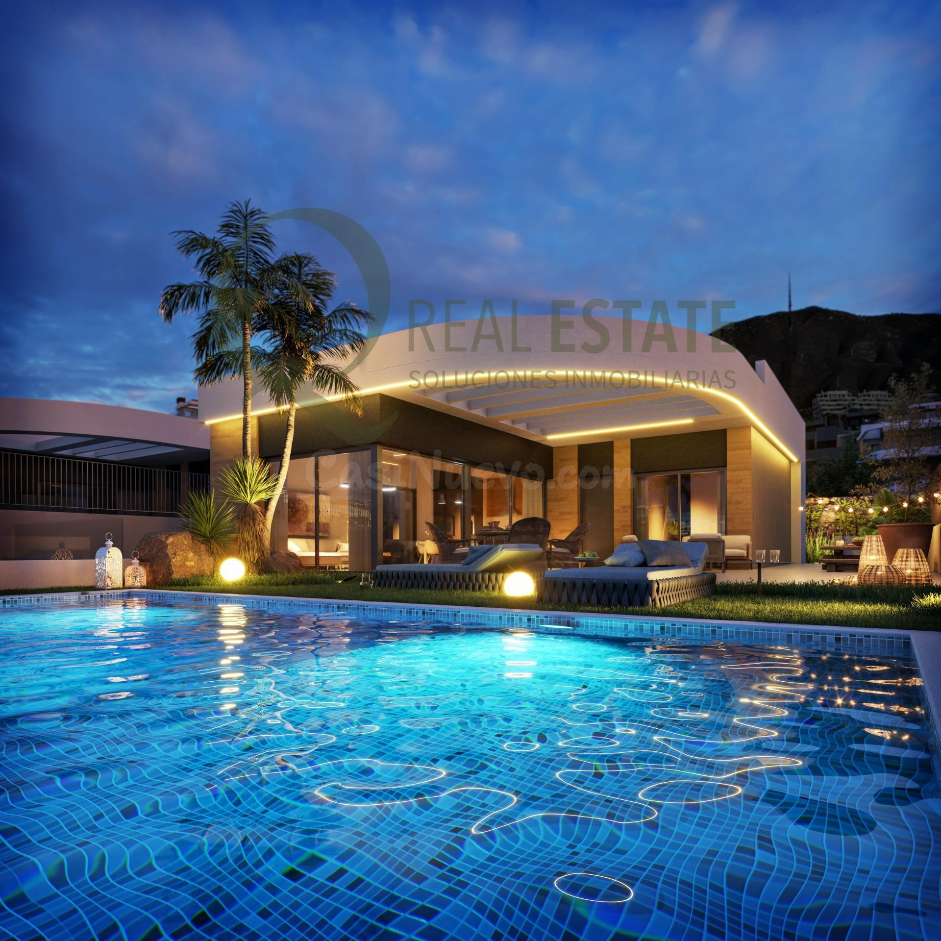 Villa con Jardín, Terraza y Piscina privada en Finestrat, Co - foto 4