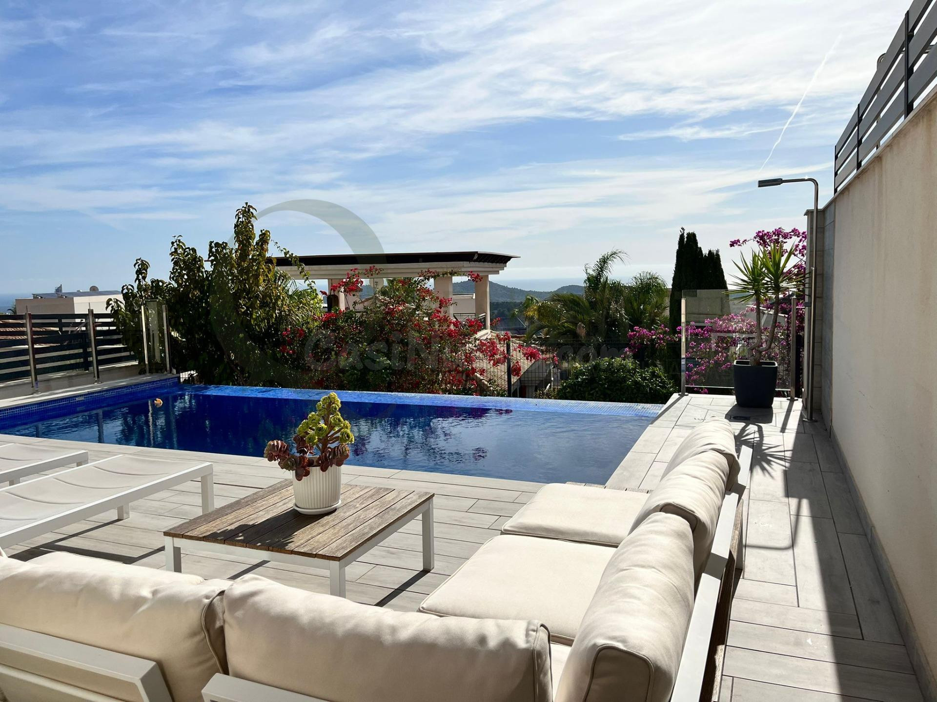 Villa en Balcón de Finestrat con piscina infinity, tecnologí - foto 2