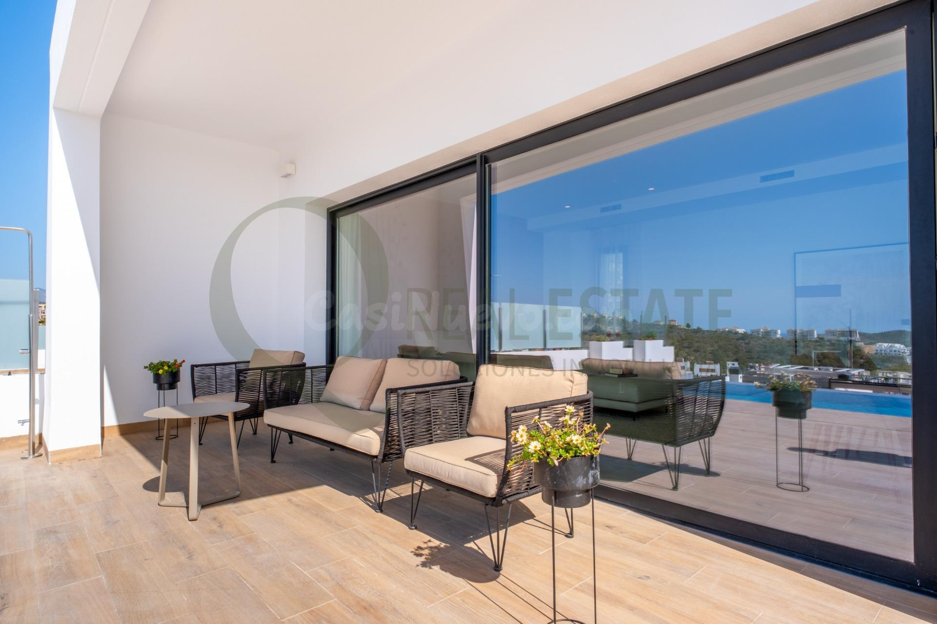 EXCLUSIVA VILLA DE DISEÑO CON VISTAS PANORÁMICAS AL MAR Y AL - foto 5