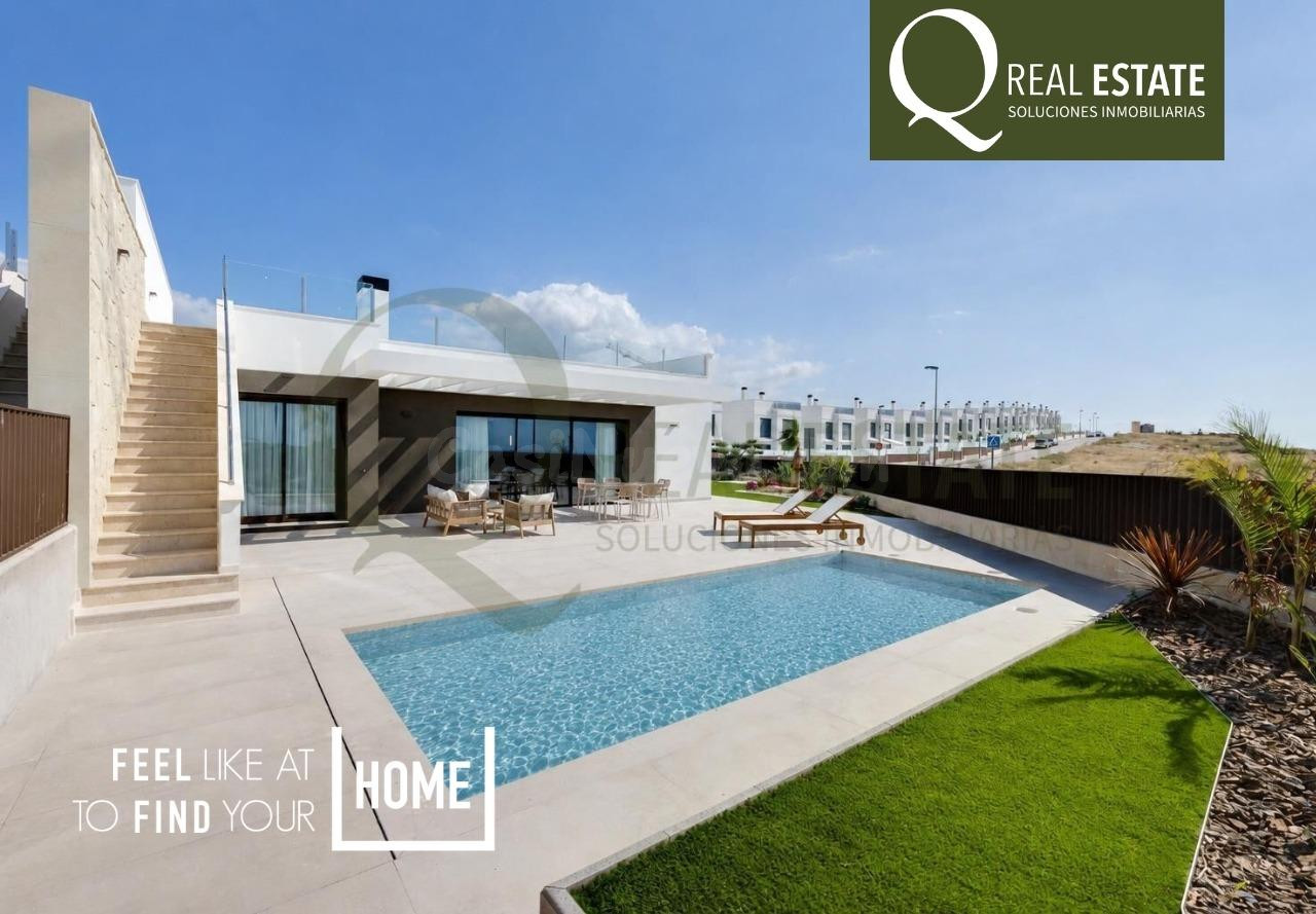 Villas de diseño con piscina privada en Mutxamel, junto a Bonalba Golf