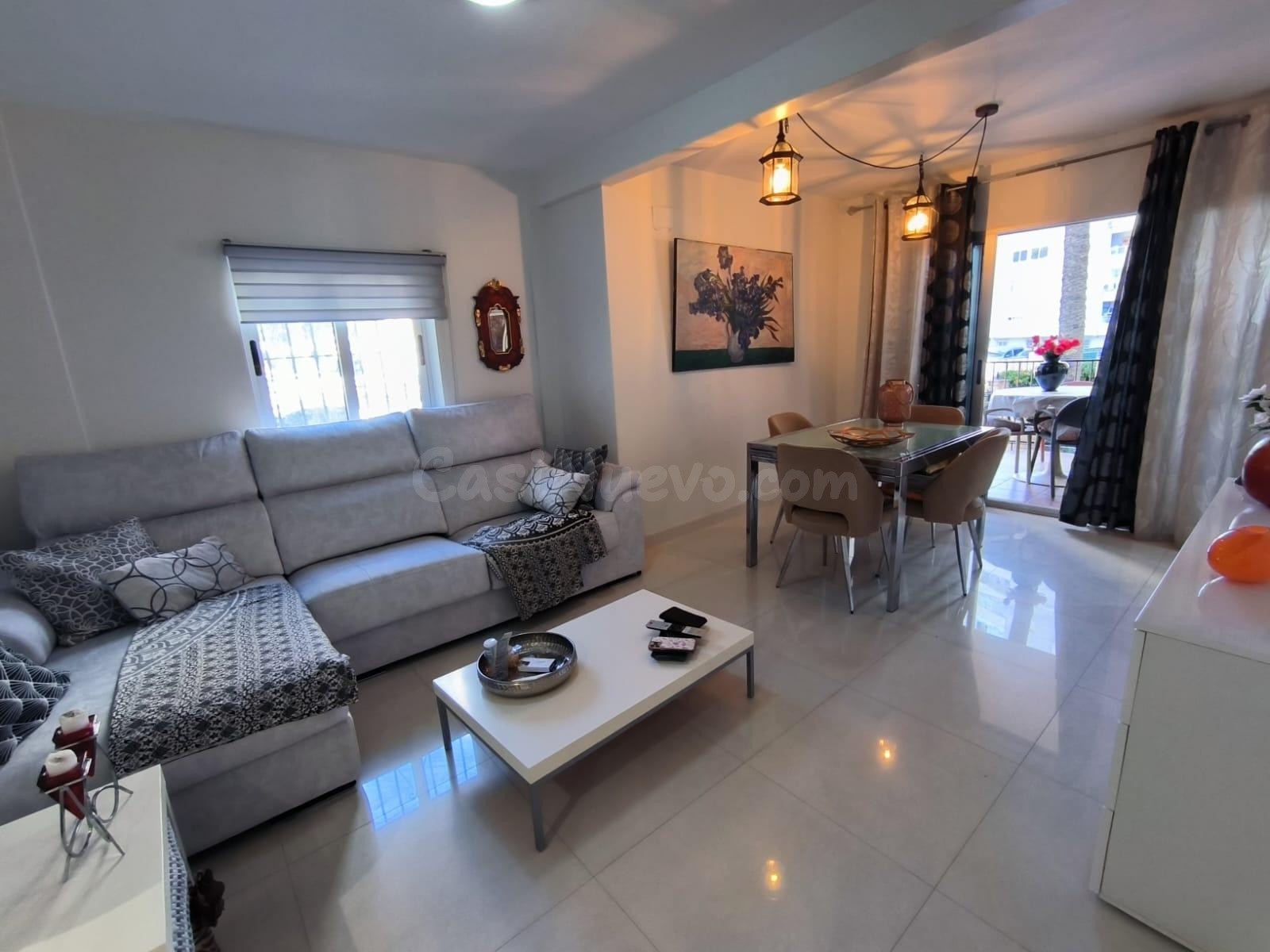 Amplio piso de 3 dorm. reformado a 30 metros de la Playa de Levante - www.inmoeurogroup.com