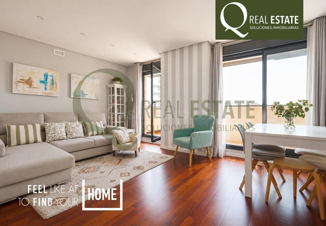 Vivir en PAU 5 con espacio, luz y terraza: una vivienda de 3 dormitorios pensada para disfrutar Playa de San Juan todo el año.