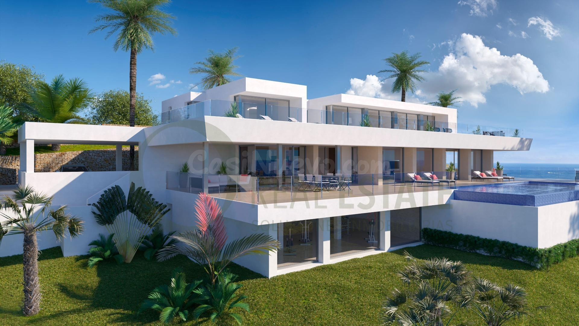 Villa de lujo en Calpe con vistas al mar, gran parcela y 571 - foto 5
