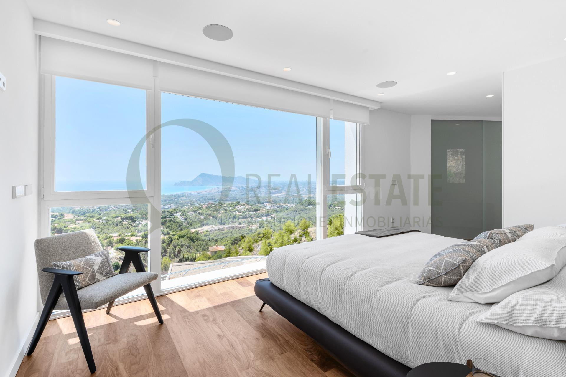Villa  Blanc Altea de lujo 4 niveles   con vistas al mar, pi - foto 2