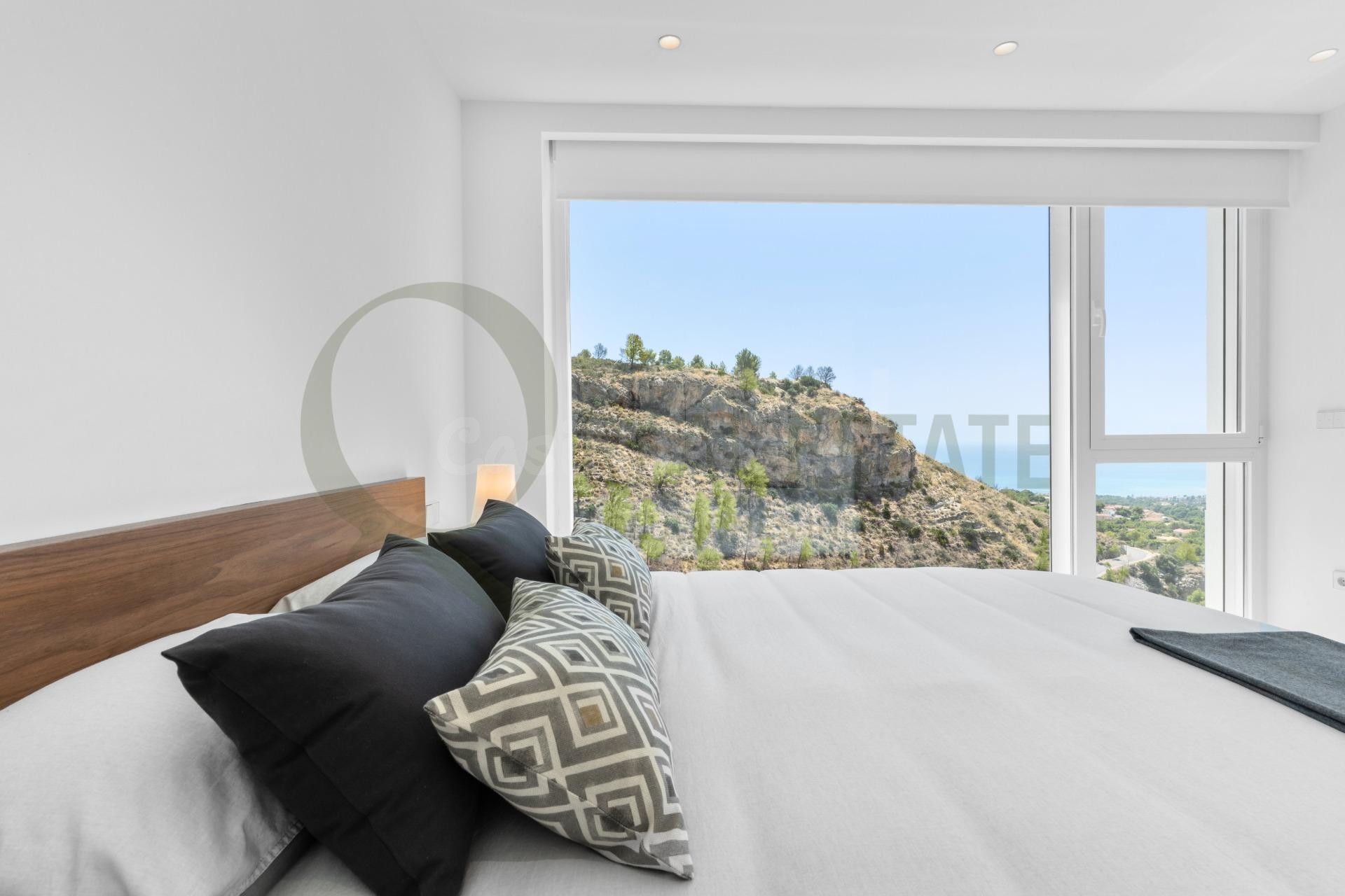Villa  Blanc Altea de lujo 4 niveles   con vistas al mar, pi - foto 3