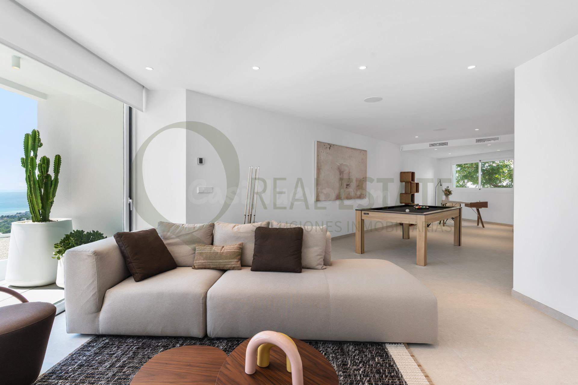 Villa  Blanc Altea de lujo 4 niveles   con vistas al mar, pi - foto 5