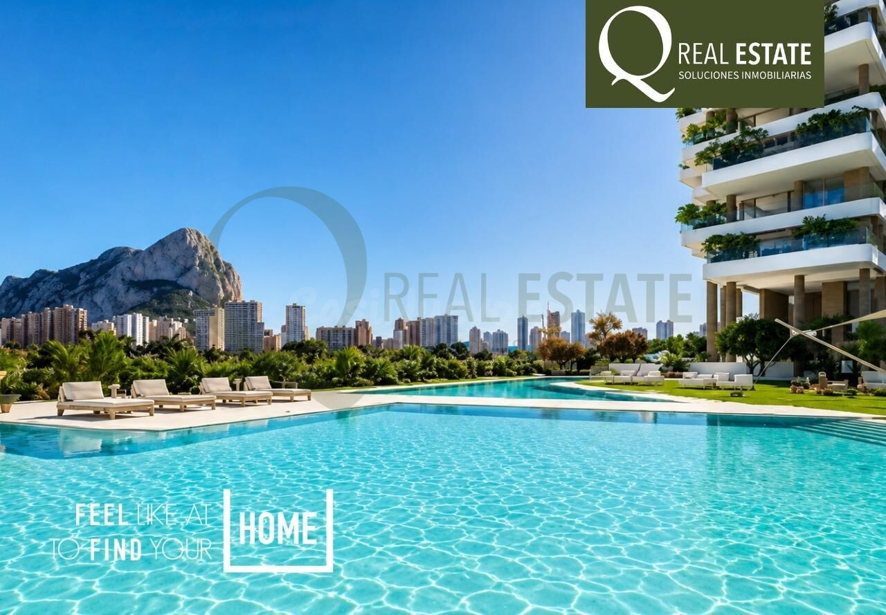 Piso en Playa de Fossa-Levante, Calpe, con vistas al mar y u