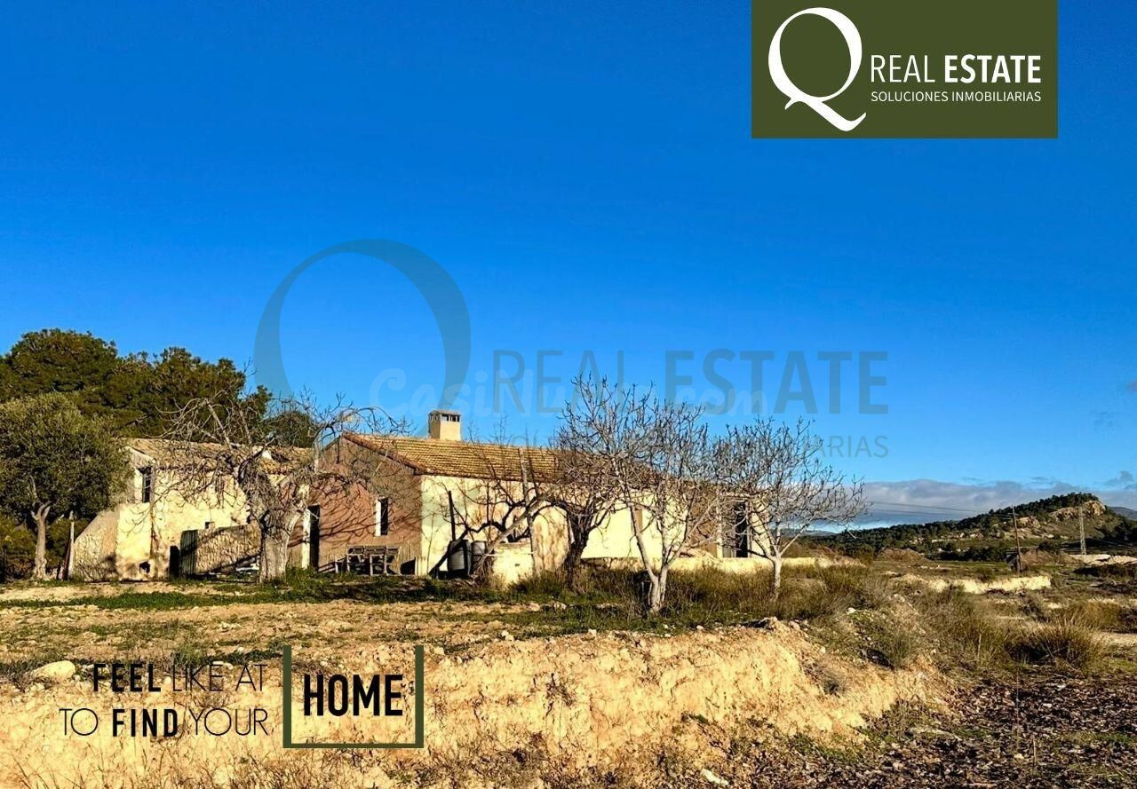 Fincas rústicas de 138.839 m2 en Tibi con vivienda y gran po