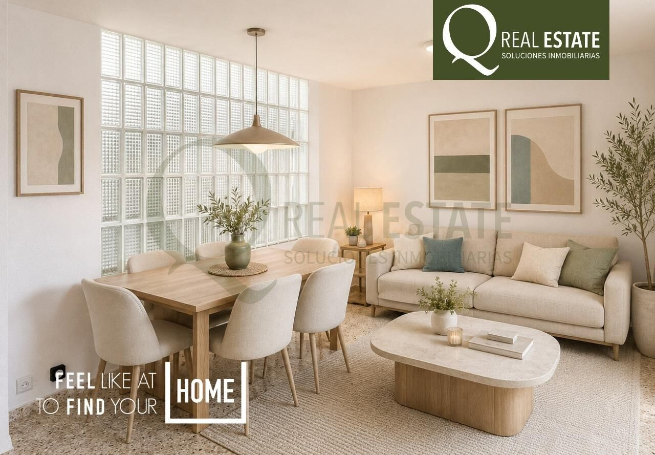 Vivienda de 3 habitaciones con vistas al mar y terraza compl