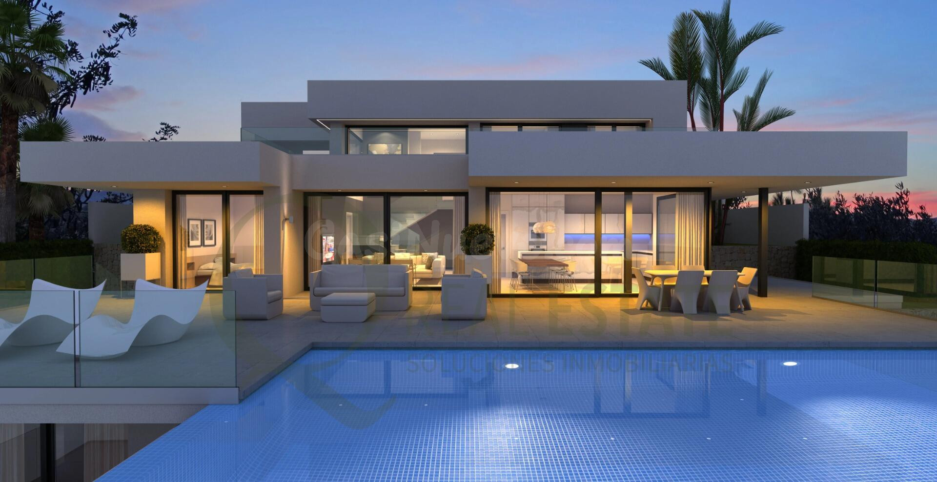 Villa de lujo en Cumbre del Sol con 293 m2 de terrazas diseñ - foto 2