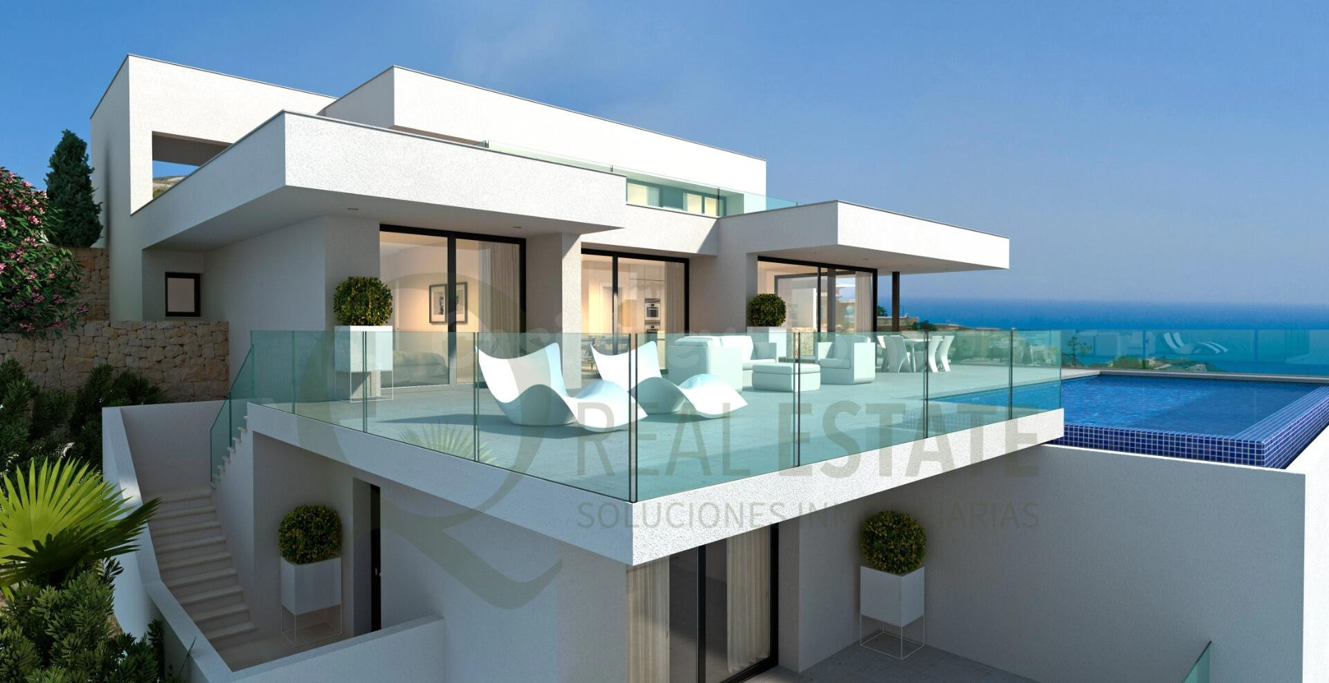 Villa de lujo en Cumbre del Sol con 293 m2 de terrazas diseñ - foto 5