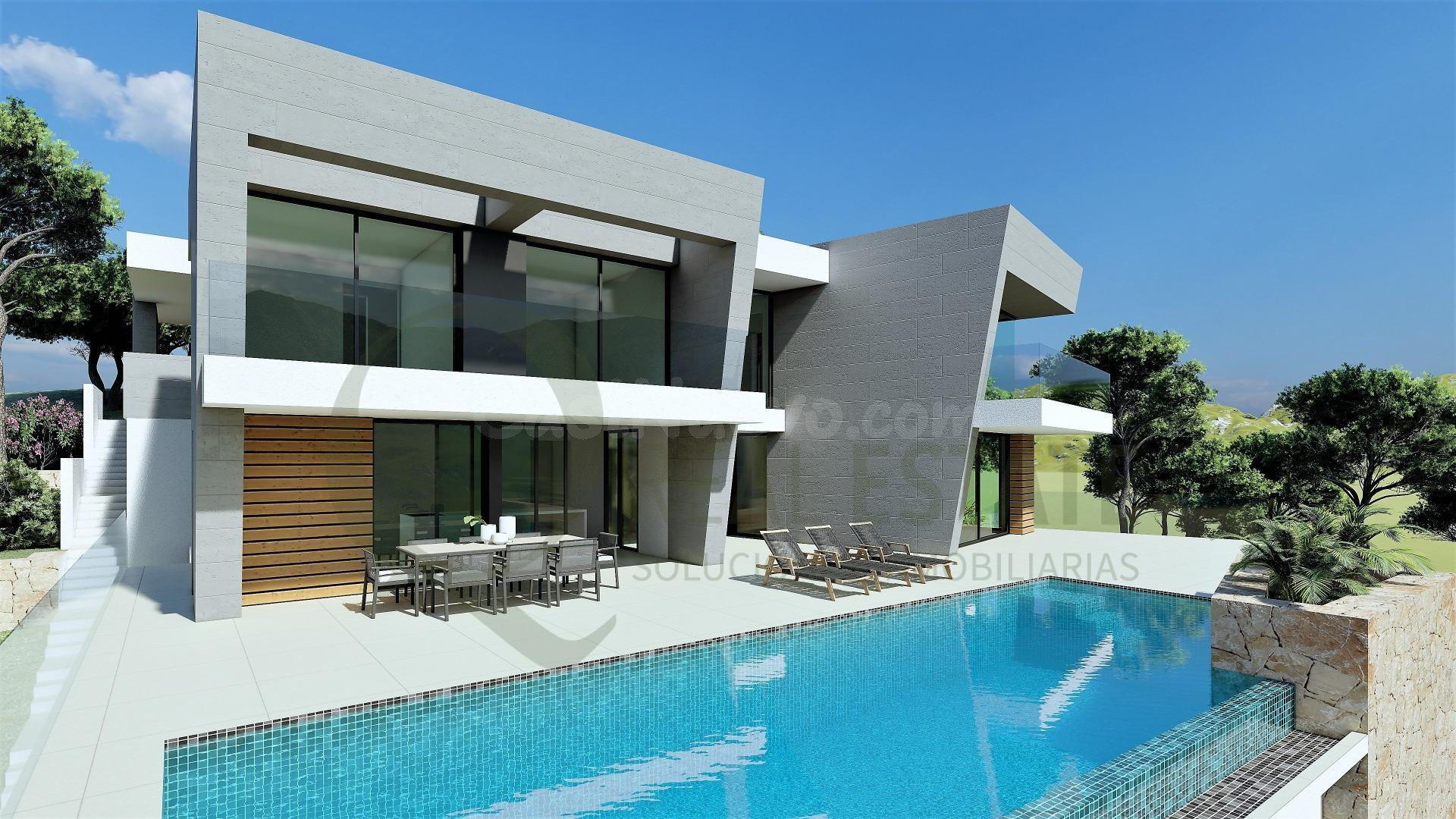 Villa en Cumbre del Sol con espectaculares vistas al mar y p - foto 2