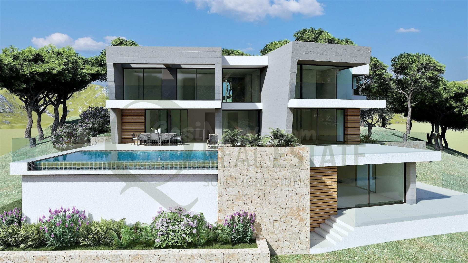 Villa en Cumbre del Sol con espectaculares vistas al mar y p - foto 3