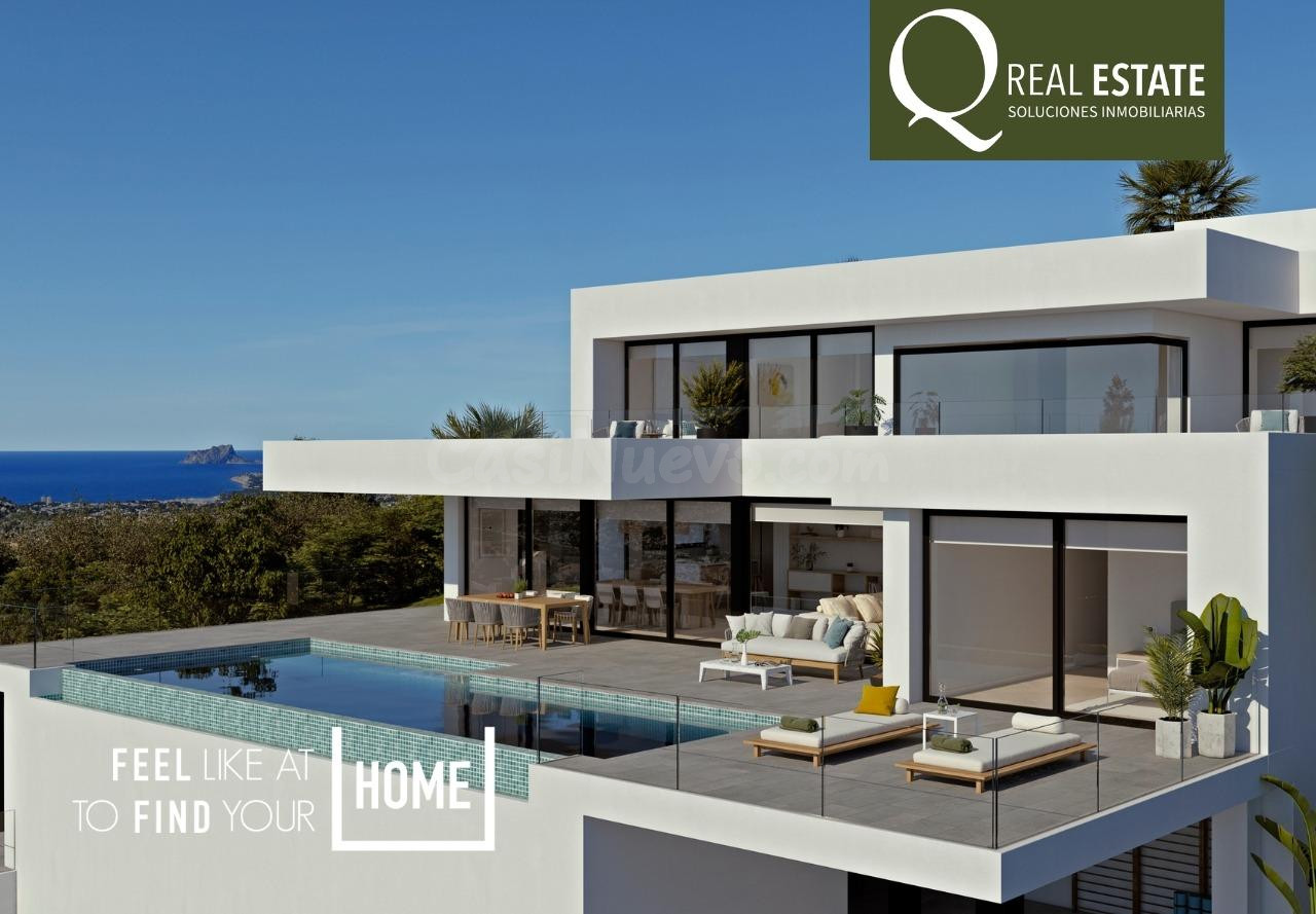 Villa La Isla en Cumbre del Sol con vistas infinitas al Mediterráneo