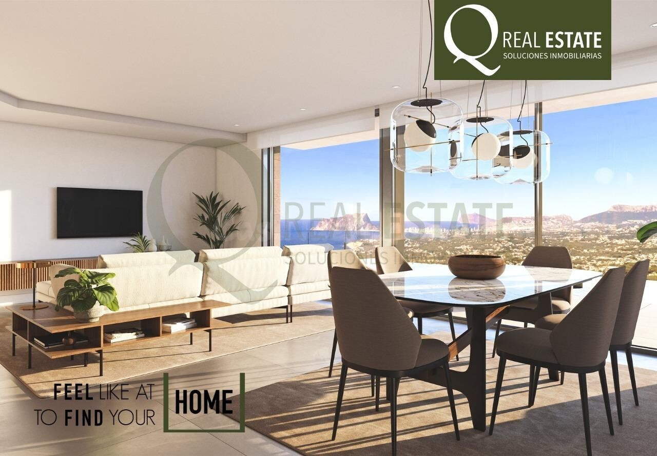 Villa Indigo: diseño contemporáneo en diferentes niveles frente al Mediterráneo en Cumbre del Sol