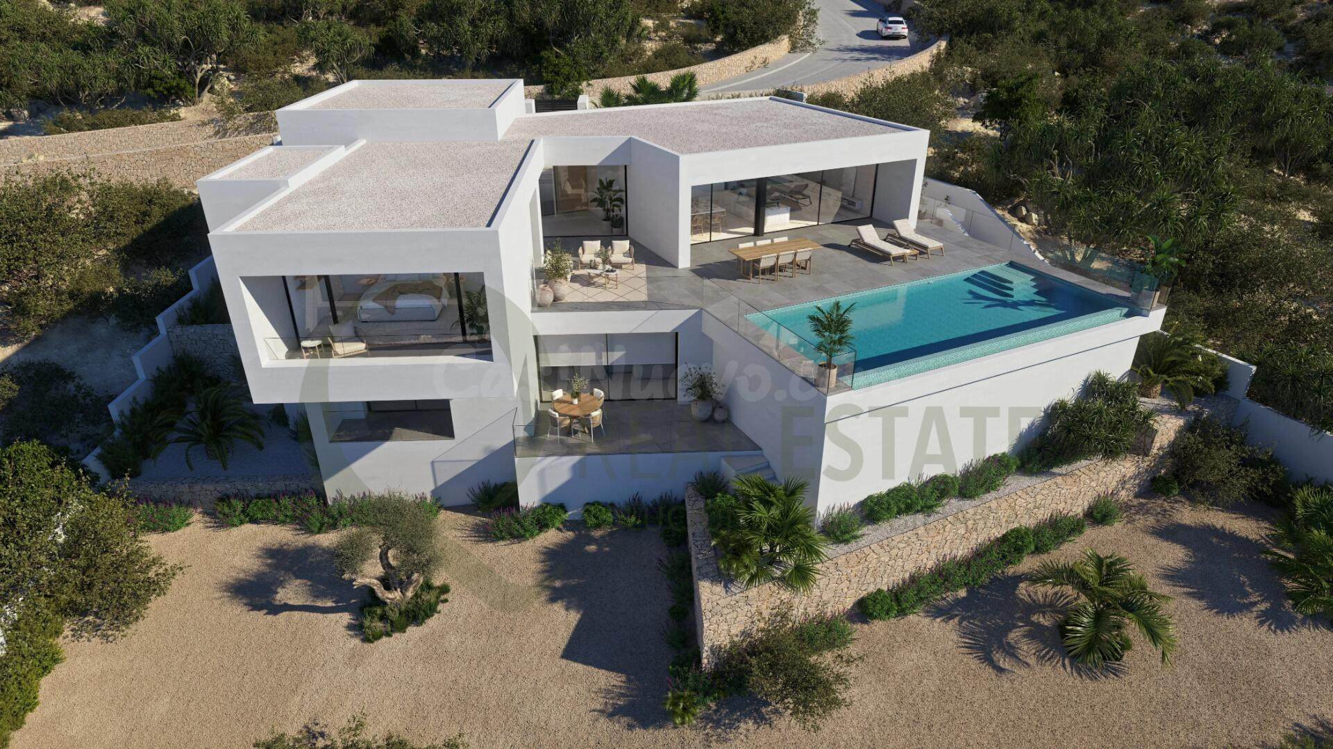 Villa Altair: un mirador contemporáneo sobre el Mediterráneo - foto 4