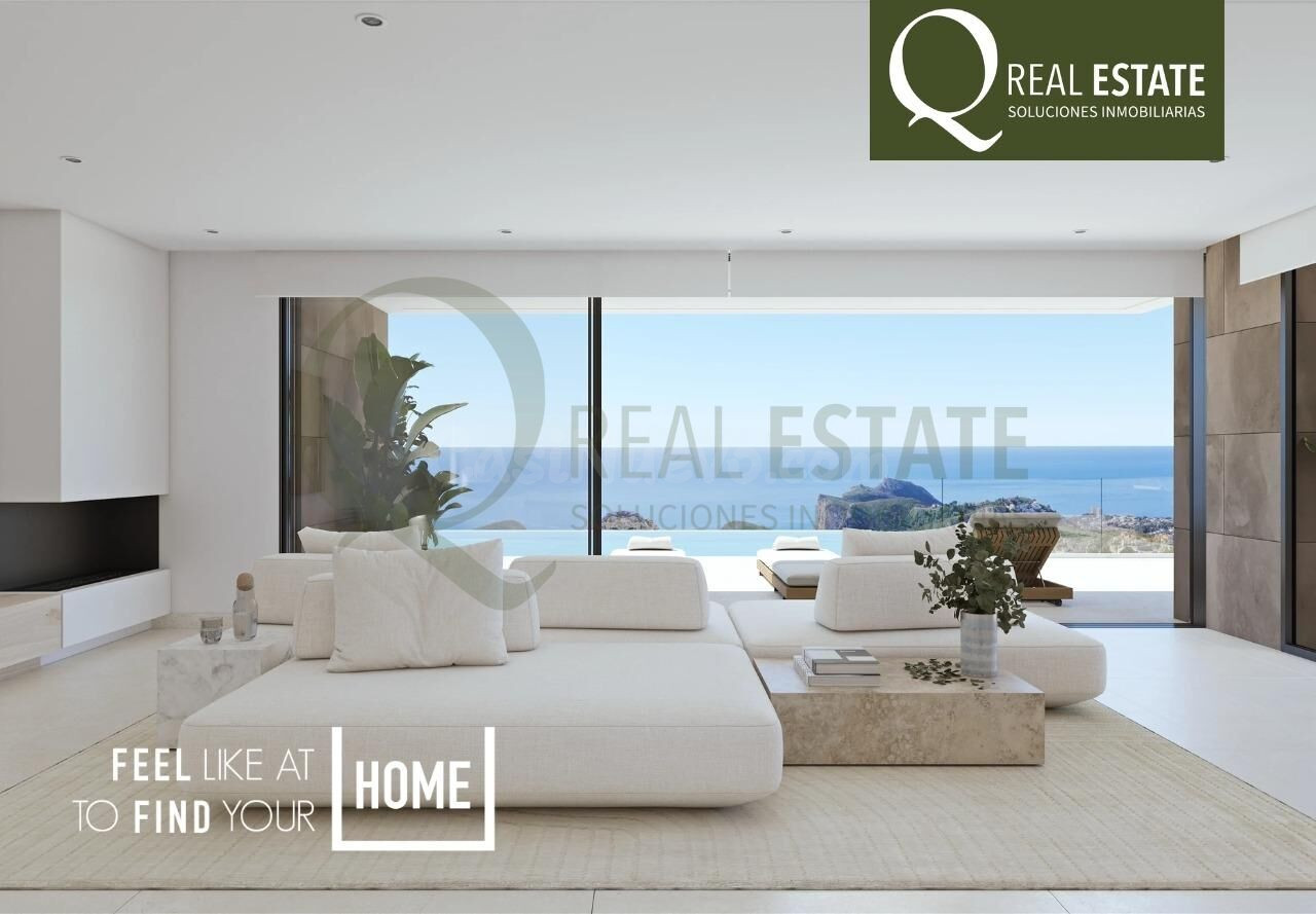 Villa Lavanda: diseño mediterráneo y bienestar frente al mar en Cumbre del Sol con jacuzzi y vistas panorámicas al Cap d’Or