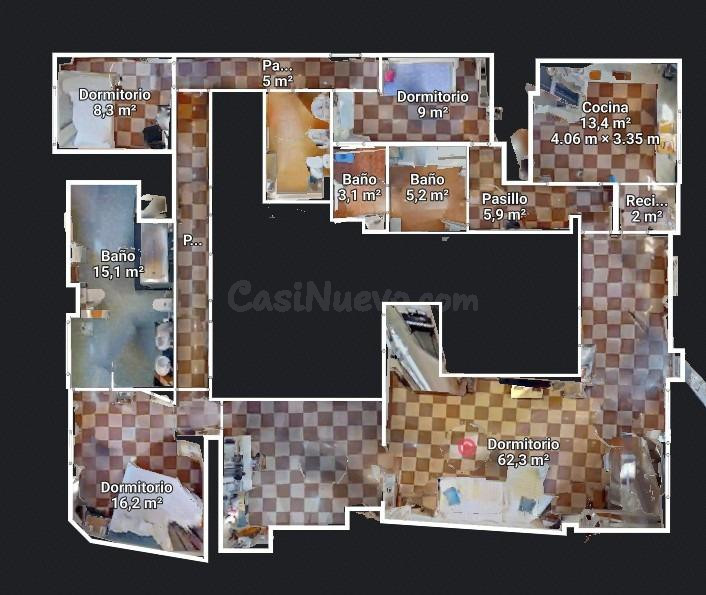 Ático de 3 habitaciones en venta en Benifaió - foto 3