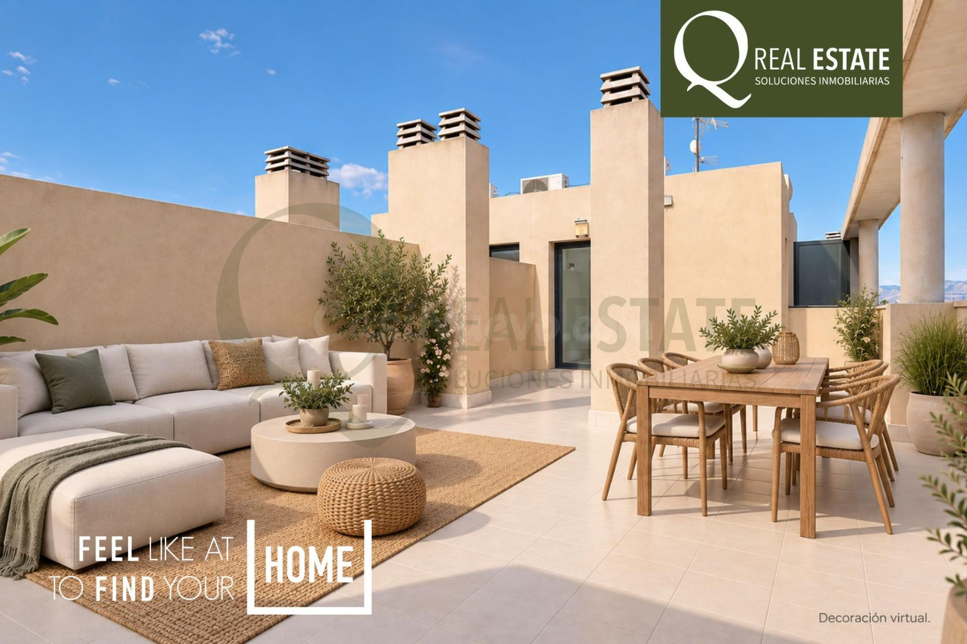 Ático dúplex de 4 habitaciones con amplias terrazas en Playa