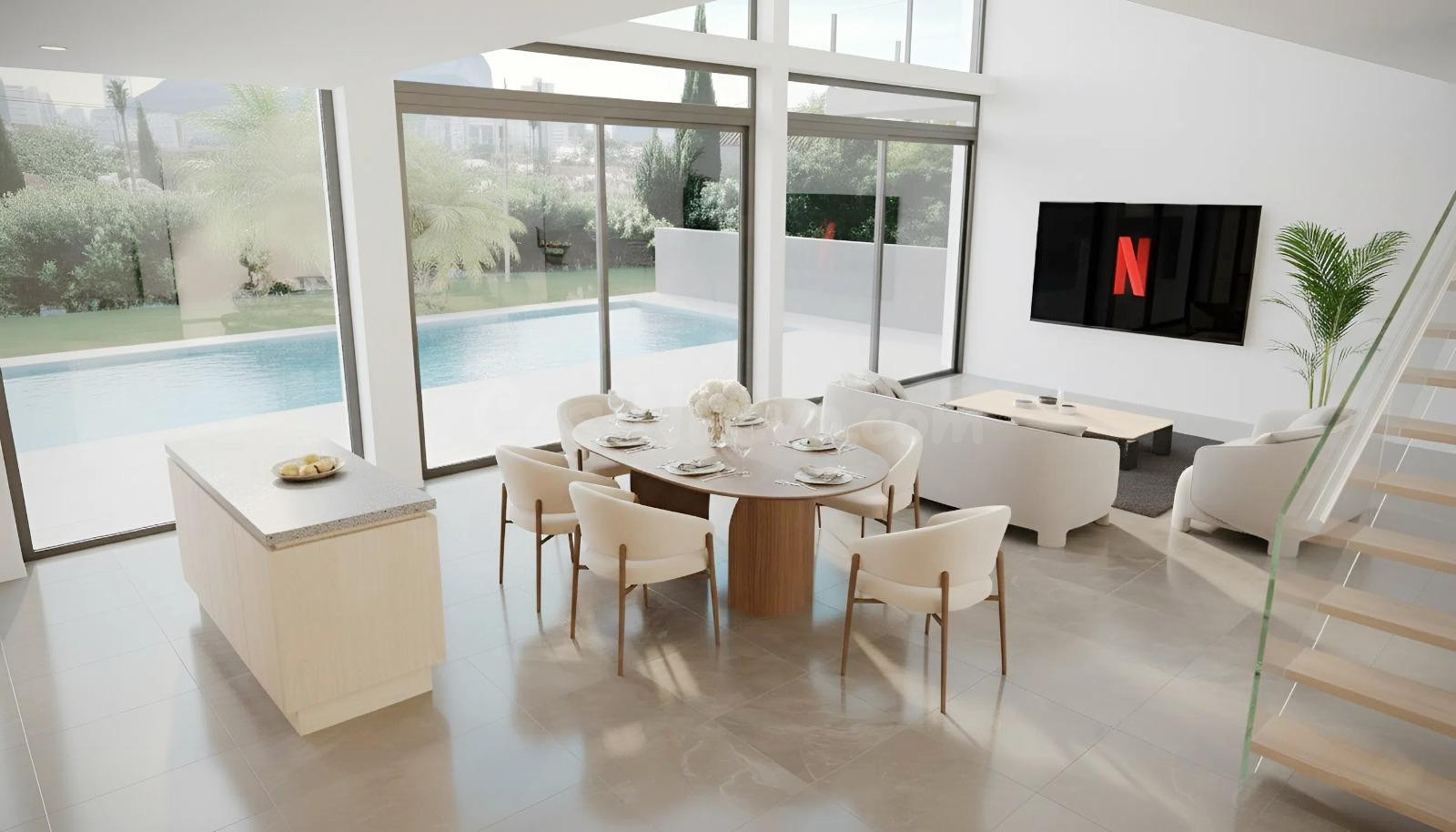 EL REFLEJO DEL MEDITERRANEO: VILLA DE DISEÑO EN LA MERCED -  - foto 4
