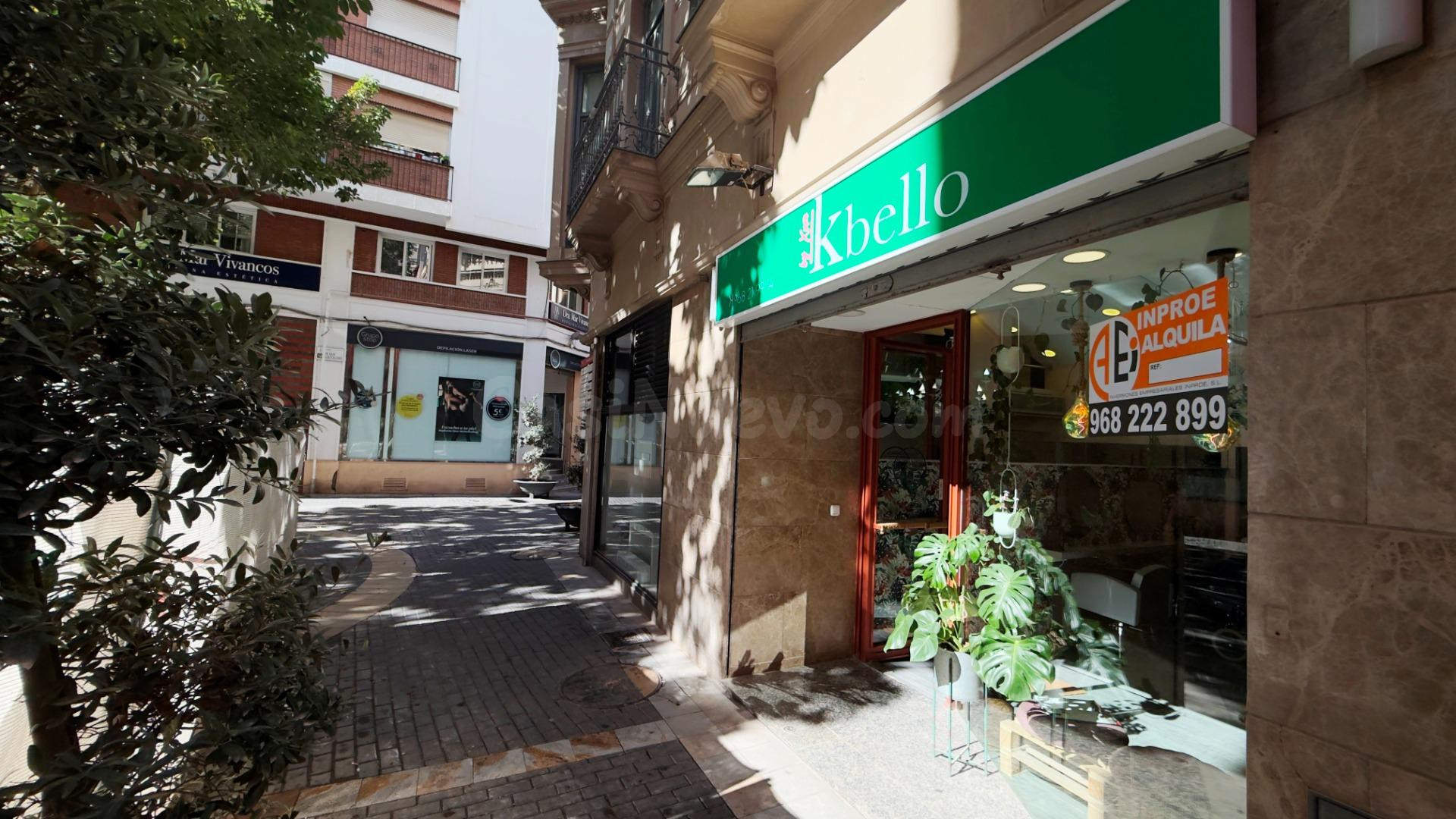 ALQUILER DE BAJO COMERCIAL EN MURCIA, SAN BARTOLOME.