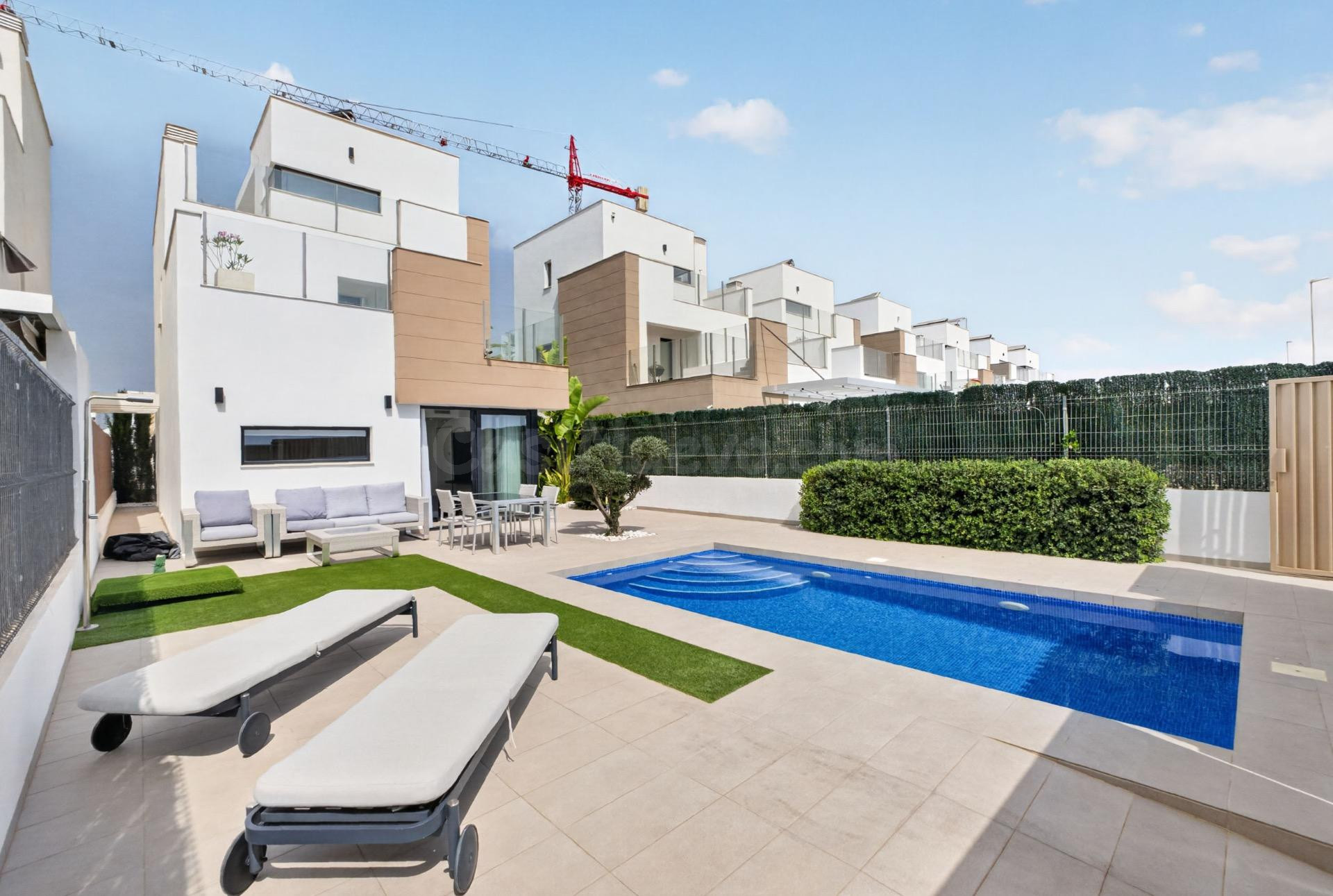 Villa de diseño con piscina privada en El Raso, Guardamar del Segura - foto 3