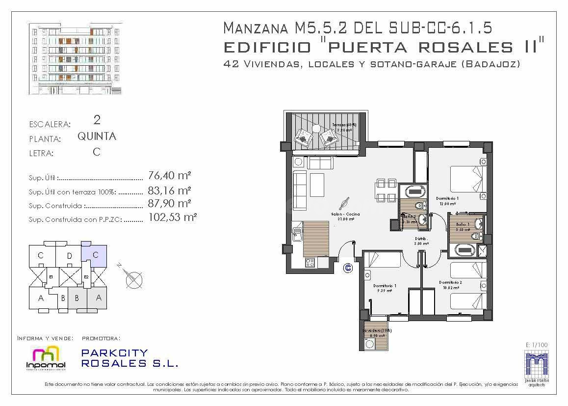 ¡¡LA CALIDEZ QUE BUSCABAS!! PISO DE 3 DORMITORIOS CON TERRAZ