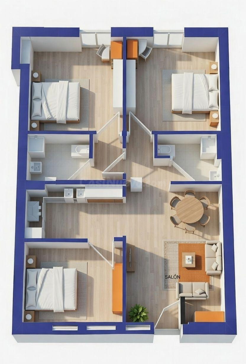 PISO DE 3 DORMITORIOS EN PLANTA BAJA - foto 4