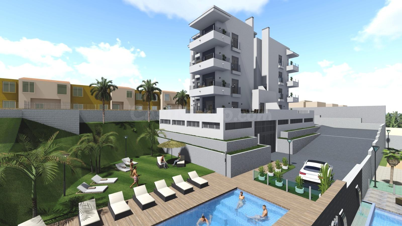 APARTAMENTO CON VISTAS AL MAR EN ORIHUELA COSTA