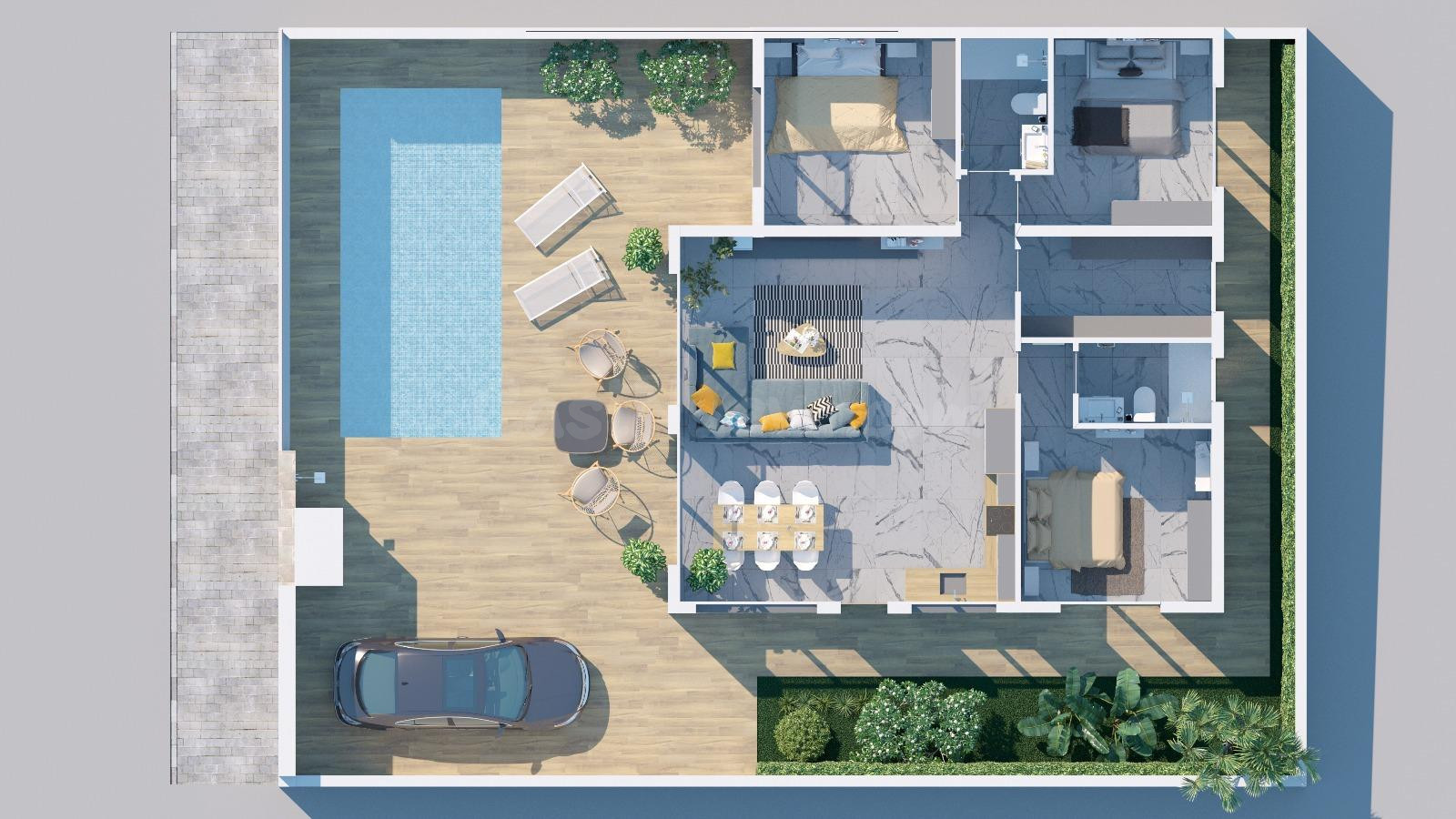 VILLA INDEPENDIENTE CON PISCINA Y JARDIN PRIVADO - foto 3
