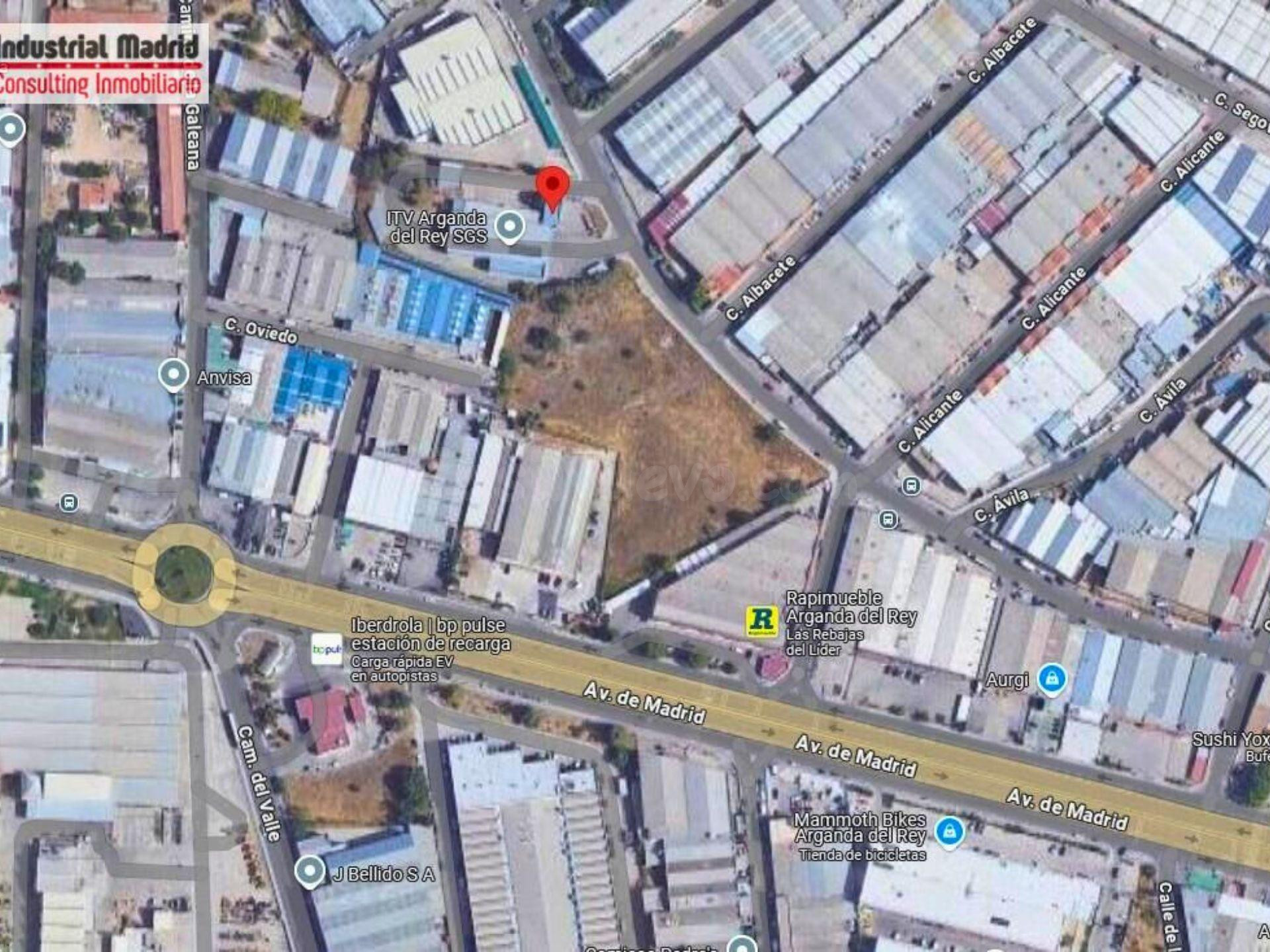 Terreno industrial en venta en el Polígono de Arganda del Rey