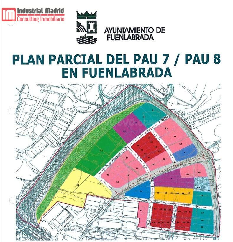 Suelo industrial en venta – PAU 7 / PAU 8 Fuenlabrada (Madrid)