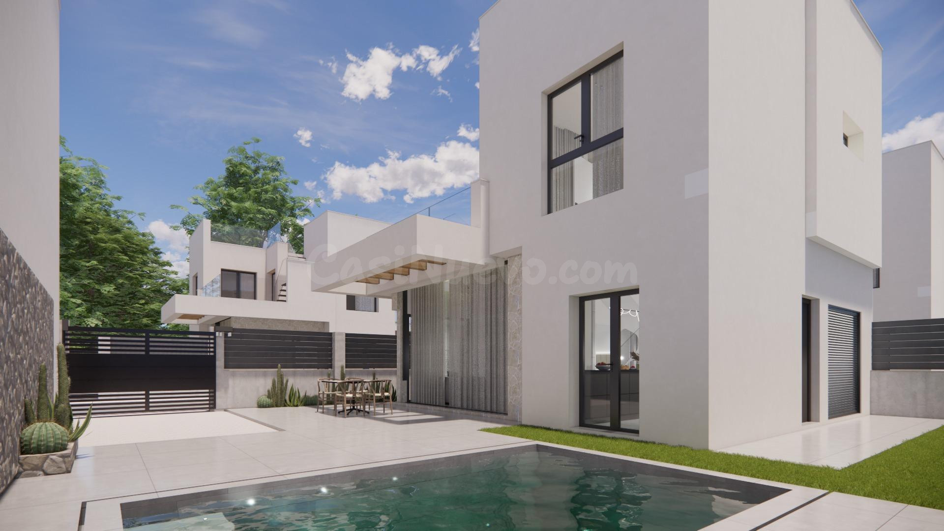 MODERNA VILLA CON PISCINA PRIVADA EN LA HERRADA - foto 2