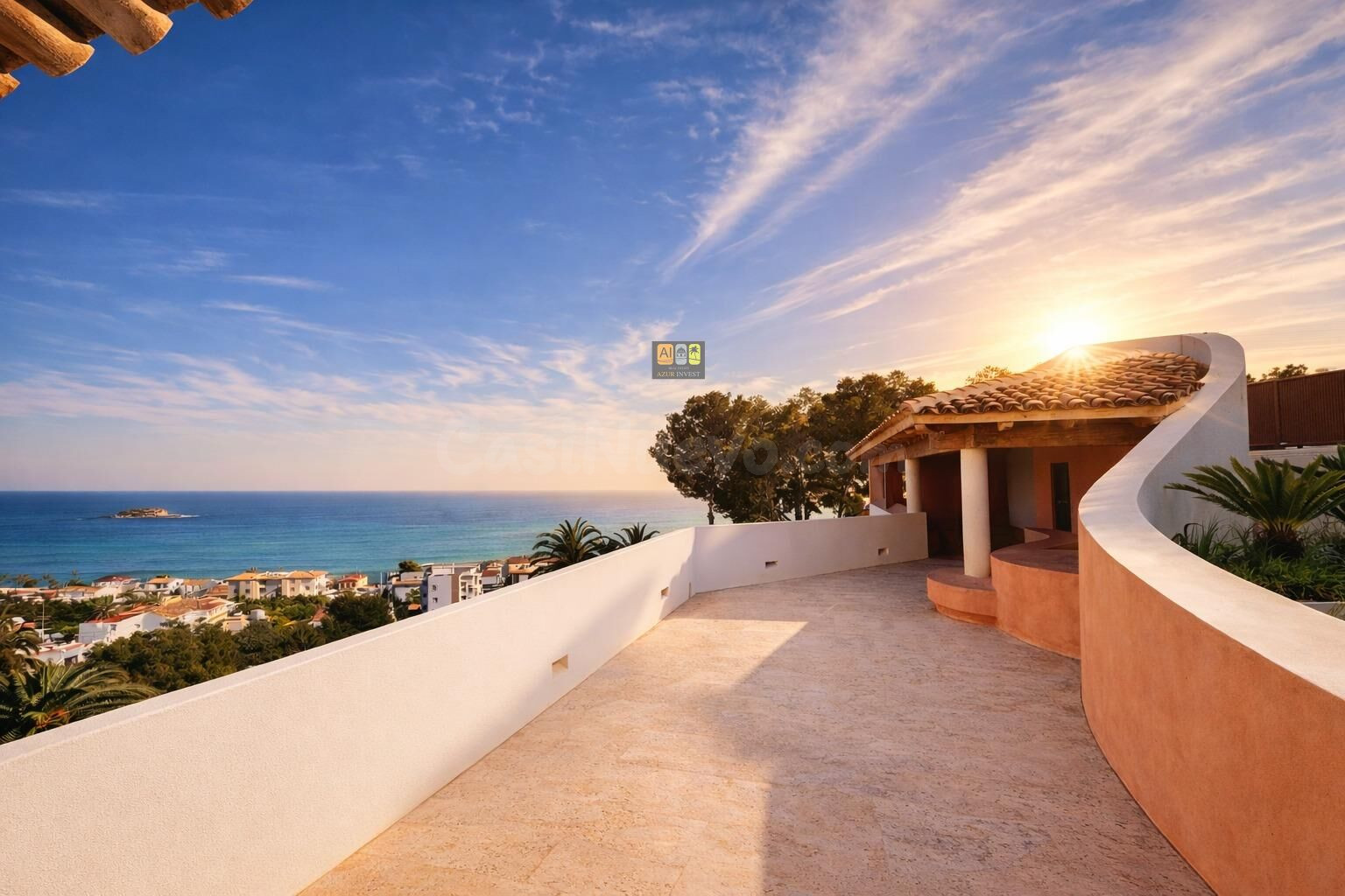 VILLA DE LUJO ESTILO MEXICANO CON VISTAS INFINITAS AL MAR – 