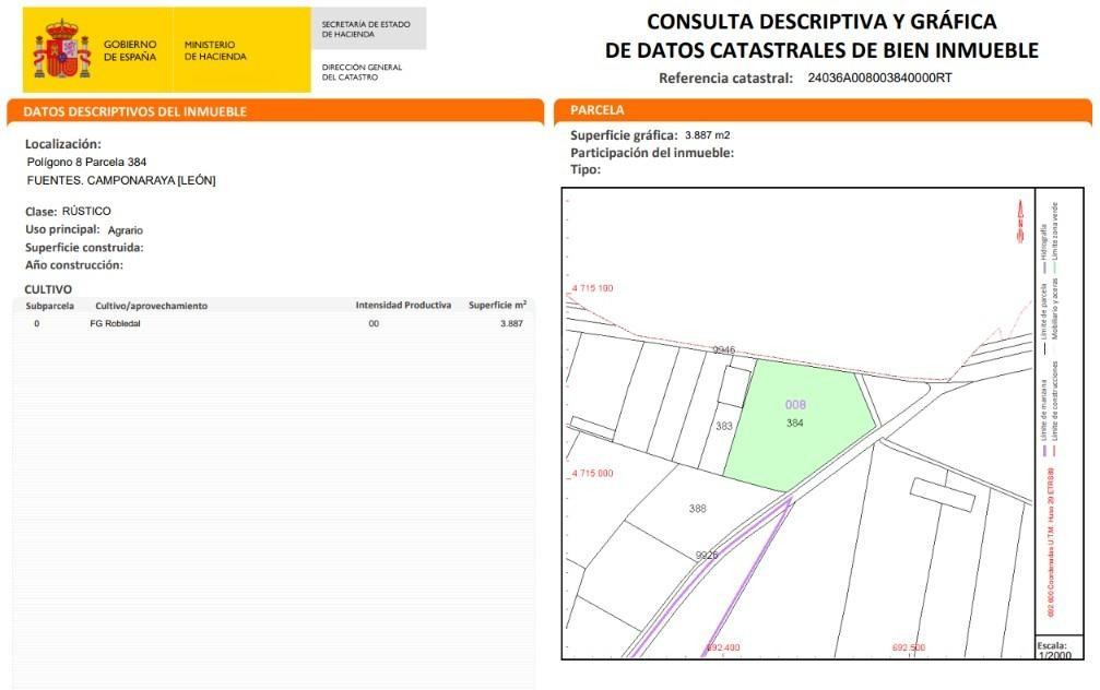 Terreno Rustico en Camponaraya - €29,000 - foto 3