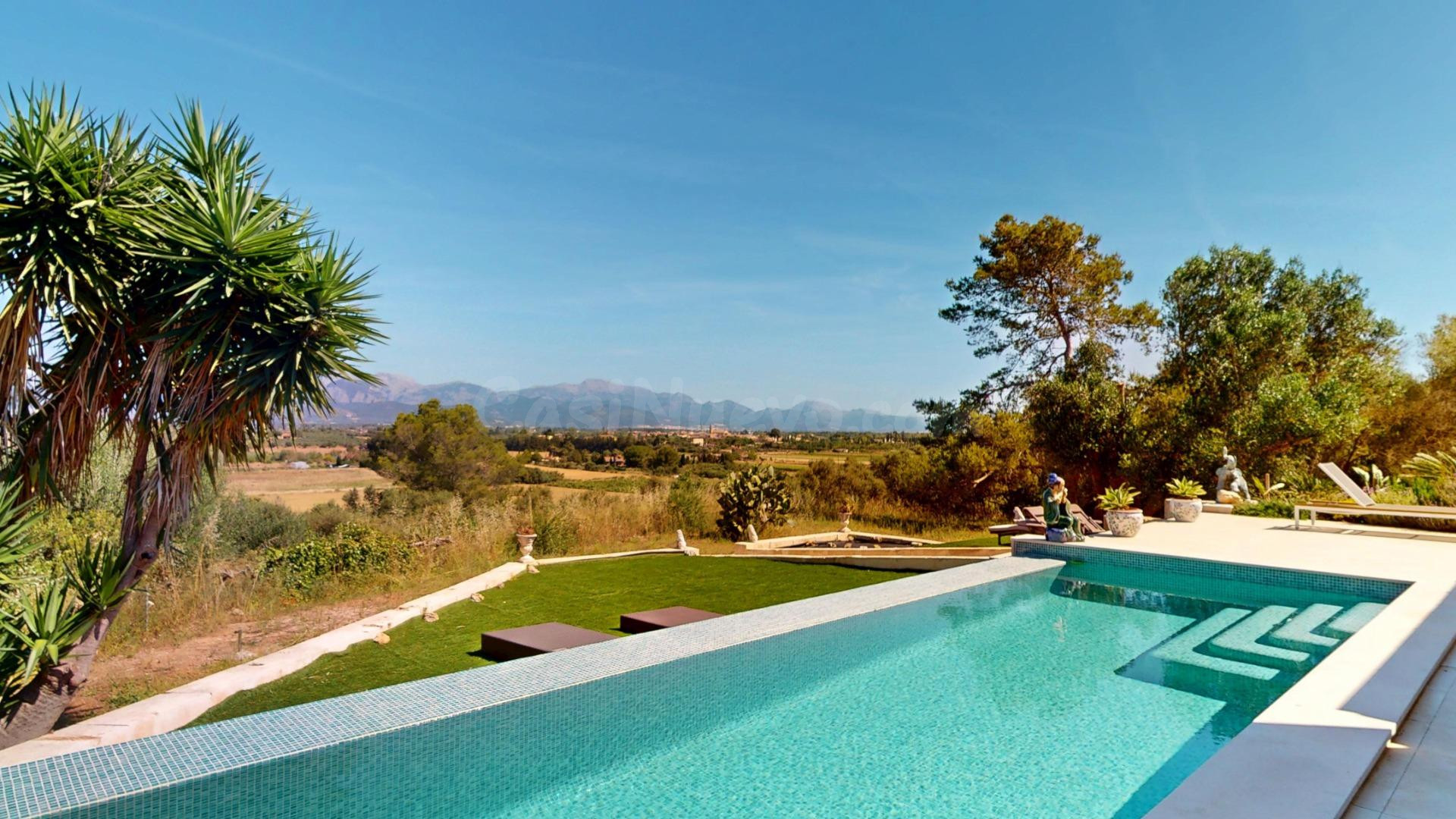 Casa de campo reformada en Biniali con piscina y vistas pano - foto 2
