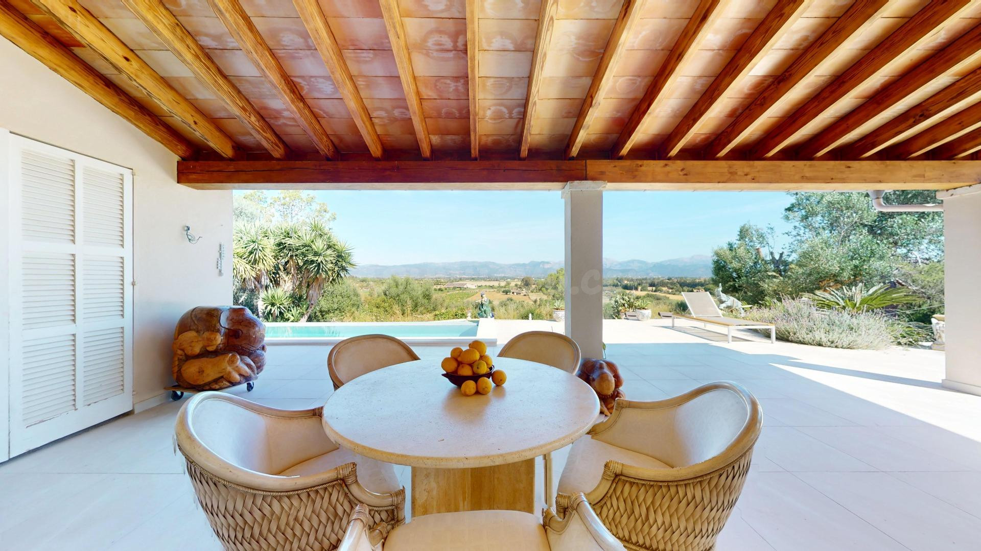 Casa de campo reformada en Biniali con piscina y vistas pano - foto 4