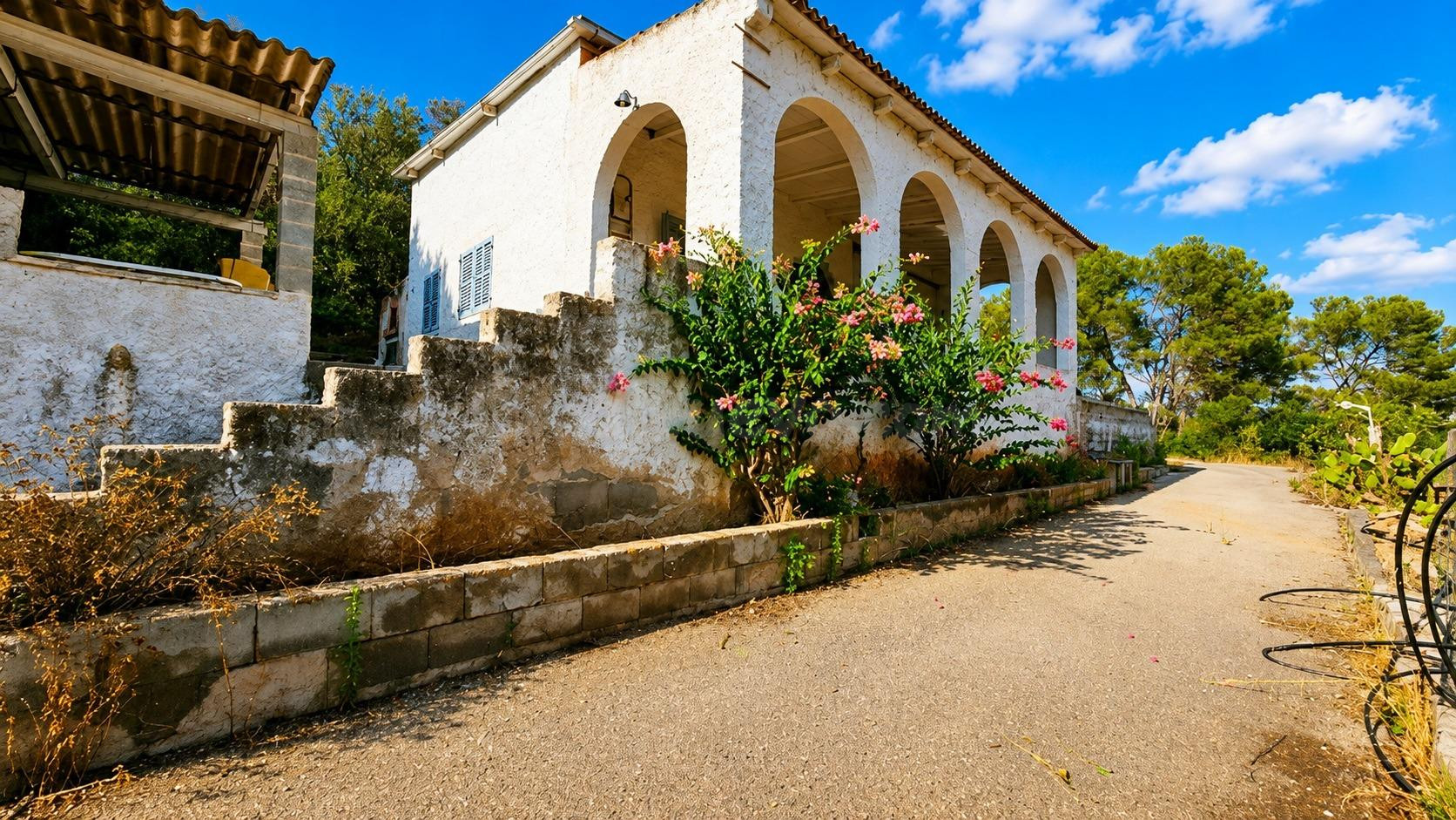 Finca rústica con casa y amplia parcela en Algaida - foto 4