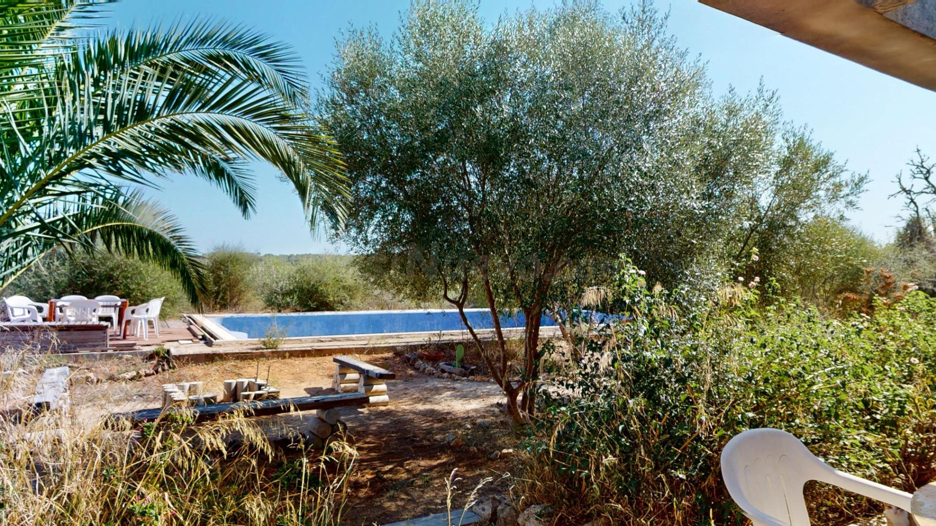 Finca rústica en Sencelles con piscina privada y vistas a la