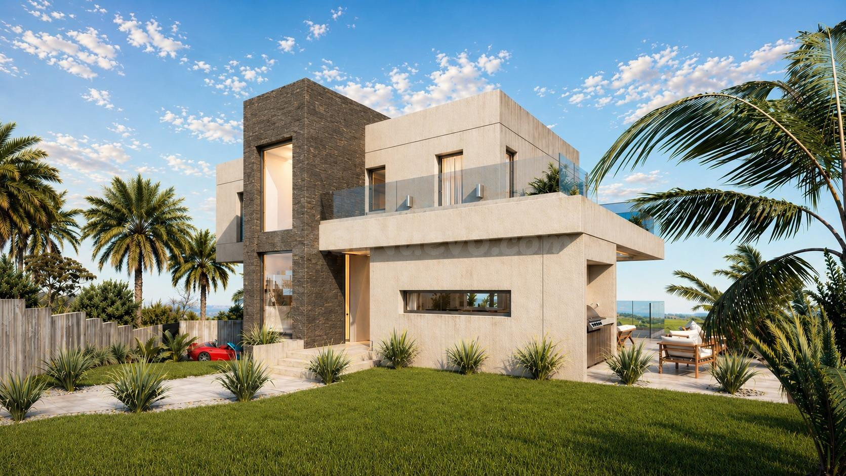 VILLA DE LUJO - OBRA NUEVA - MALAGA - MIJAS COSTA - Urb. La  - foto 3