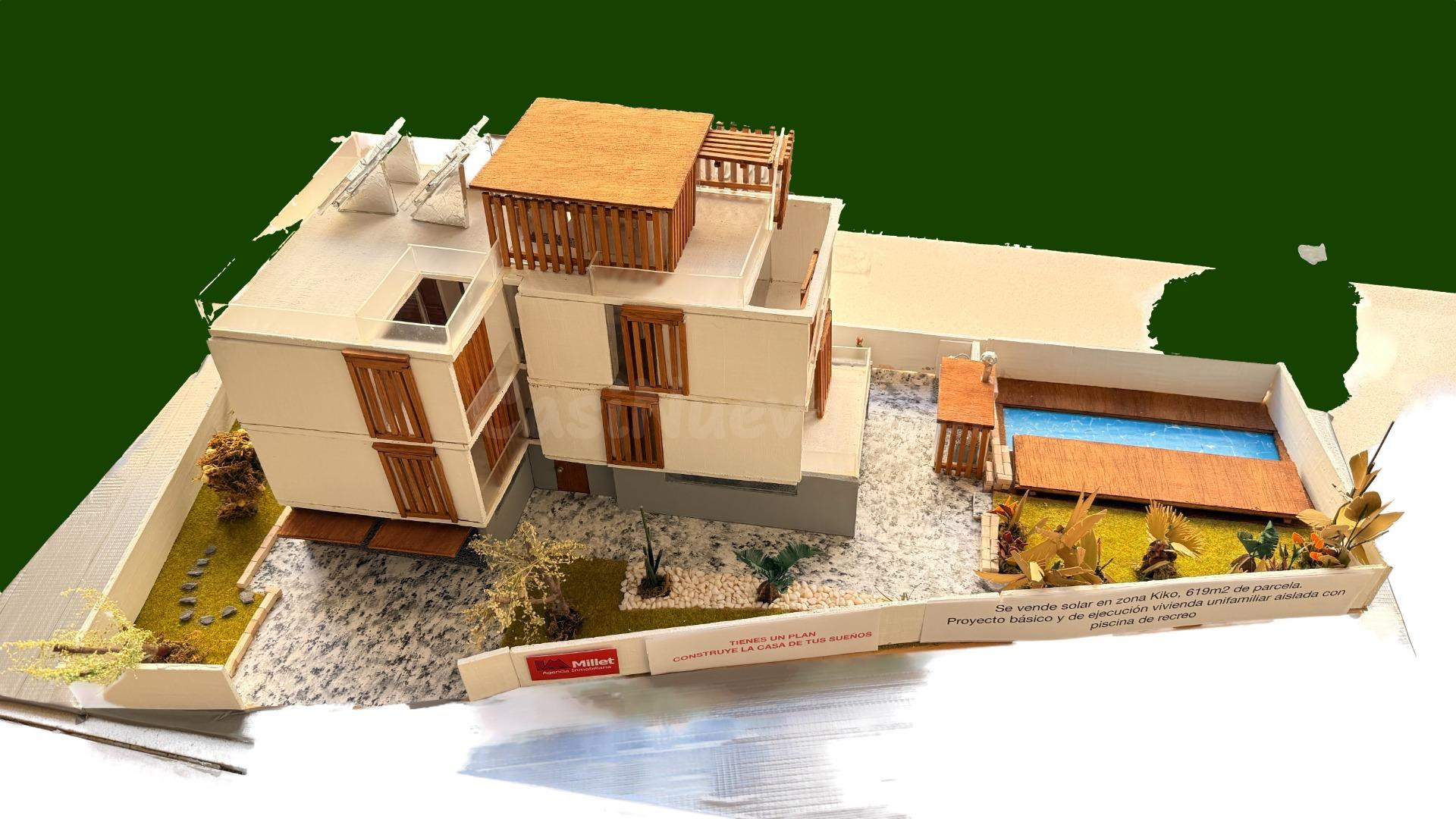 Solar en Oliva Playa – Zona Kiko – 619 m2 – Proyecto aprobad