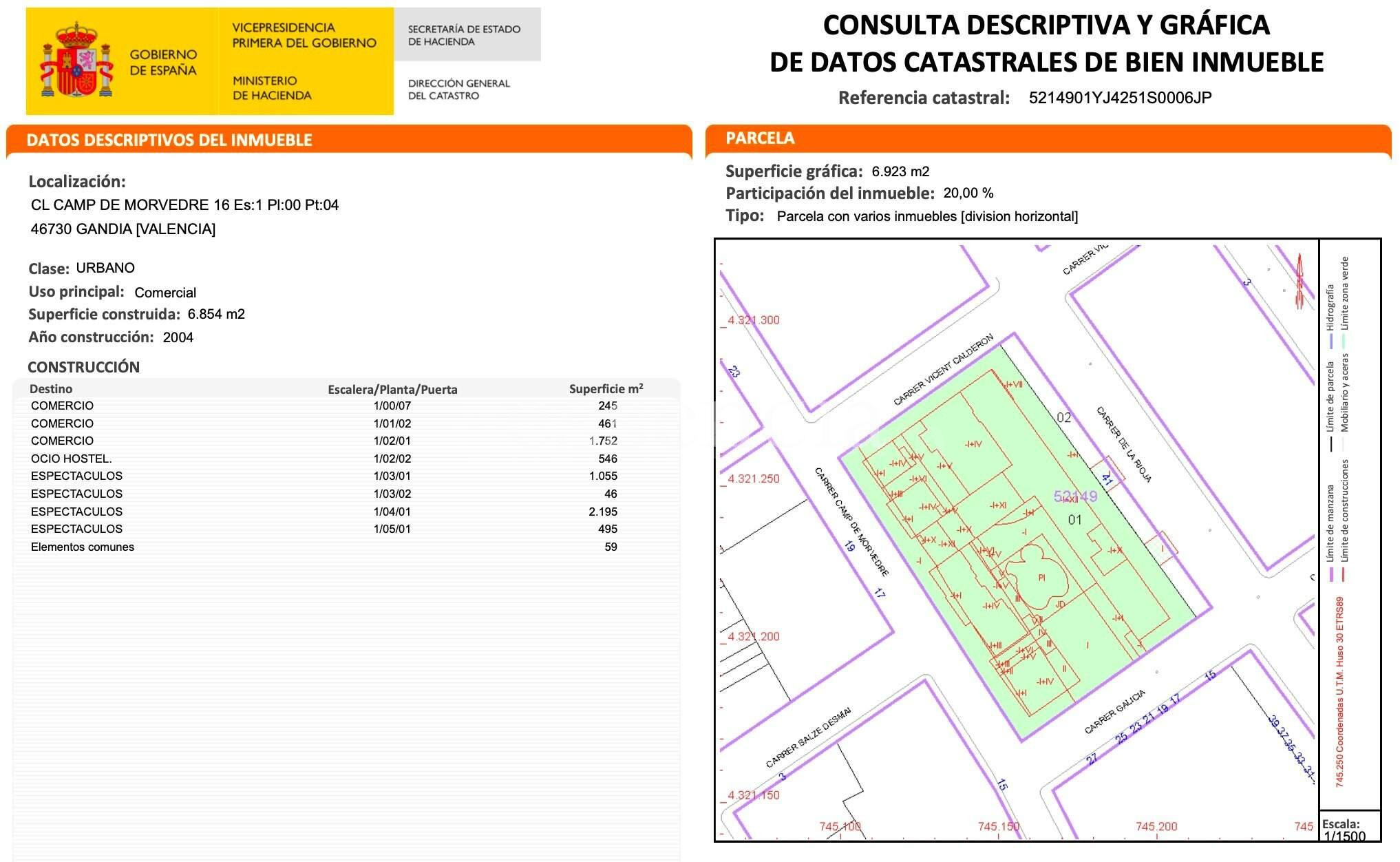 OPORTUNIDAD DE INVERSIÓN EN PLAYA DE GANDÍA. Edificio comerc - foto 2
